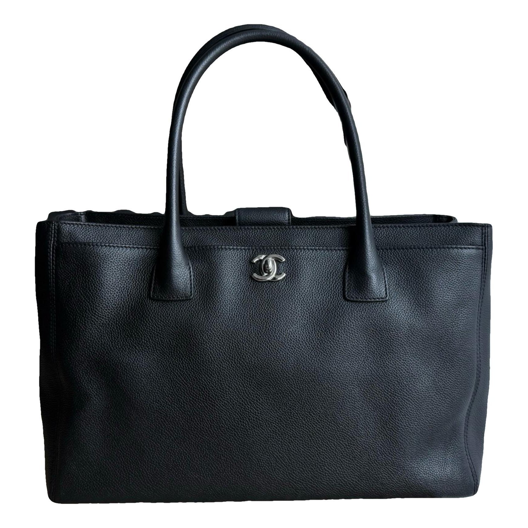 Executive leather tote
