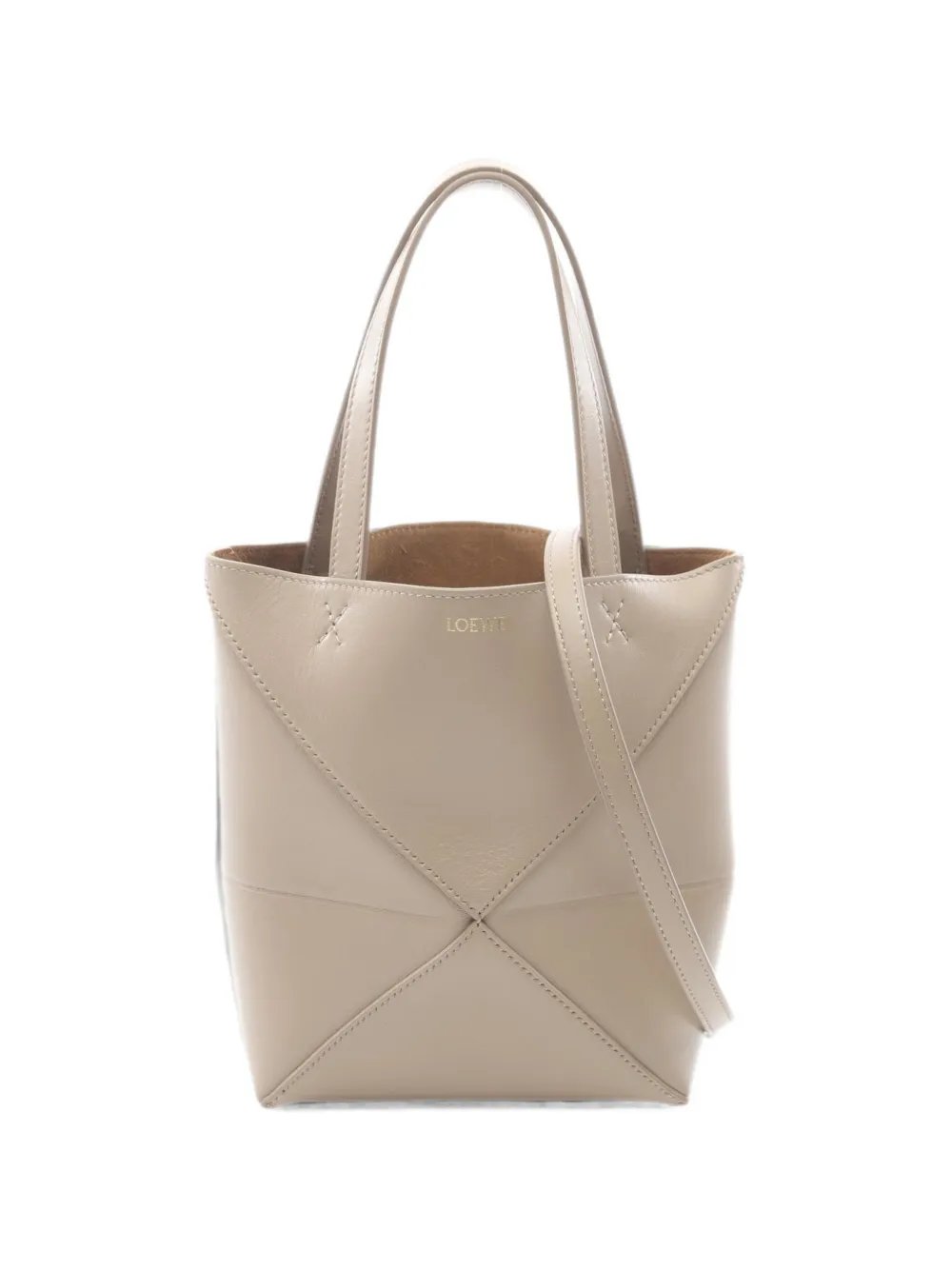 mini Puzzle Fold tote bag