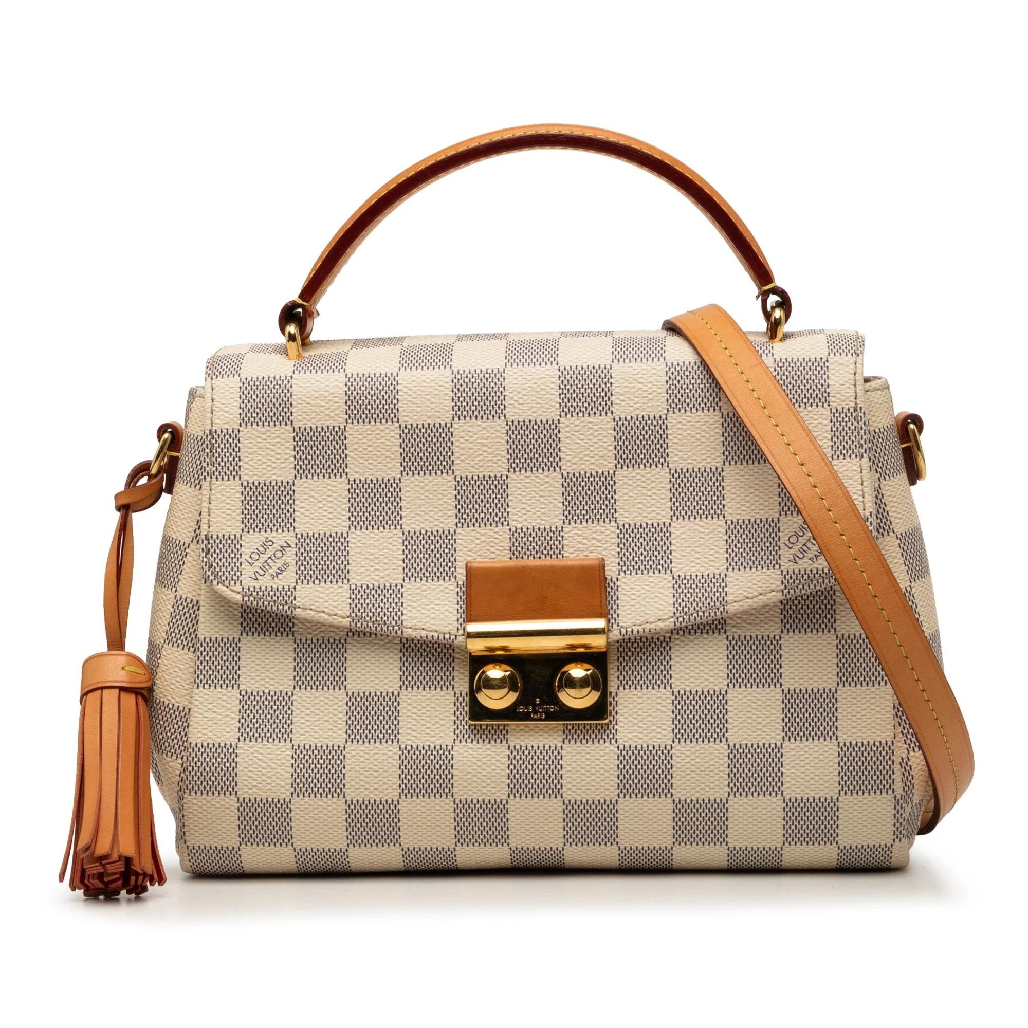Croisette leather satchel