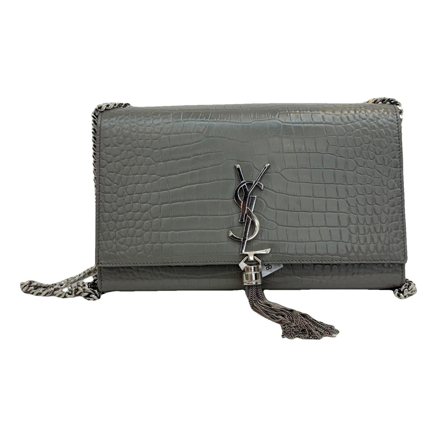 Pompom Kate leather handbag