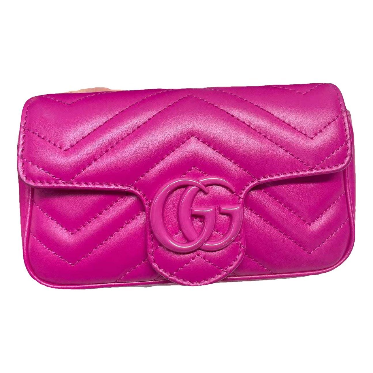 GG Marmont Flap leather handbag