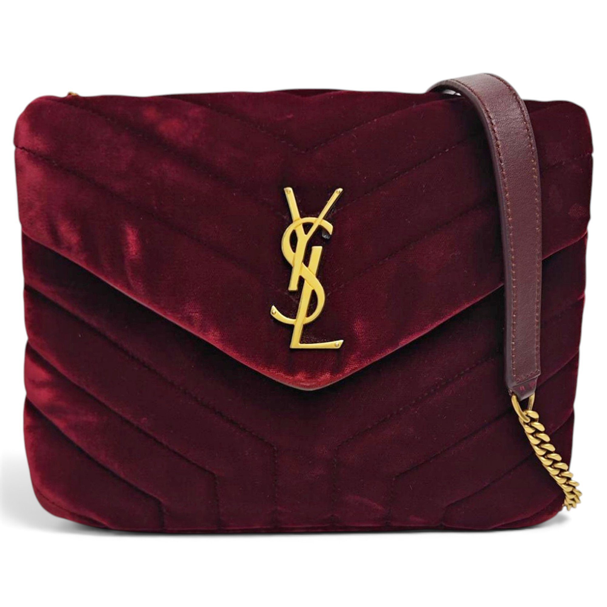 Loulou velvet handbag