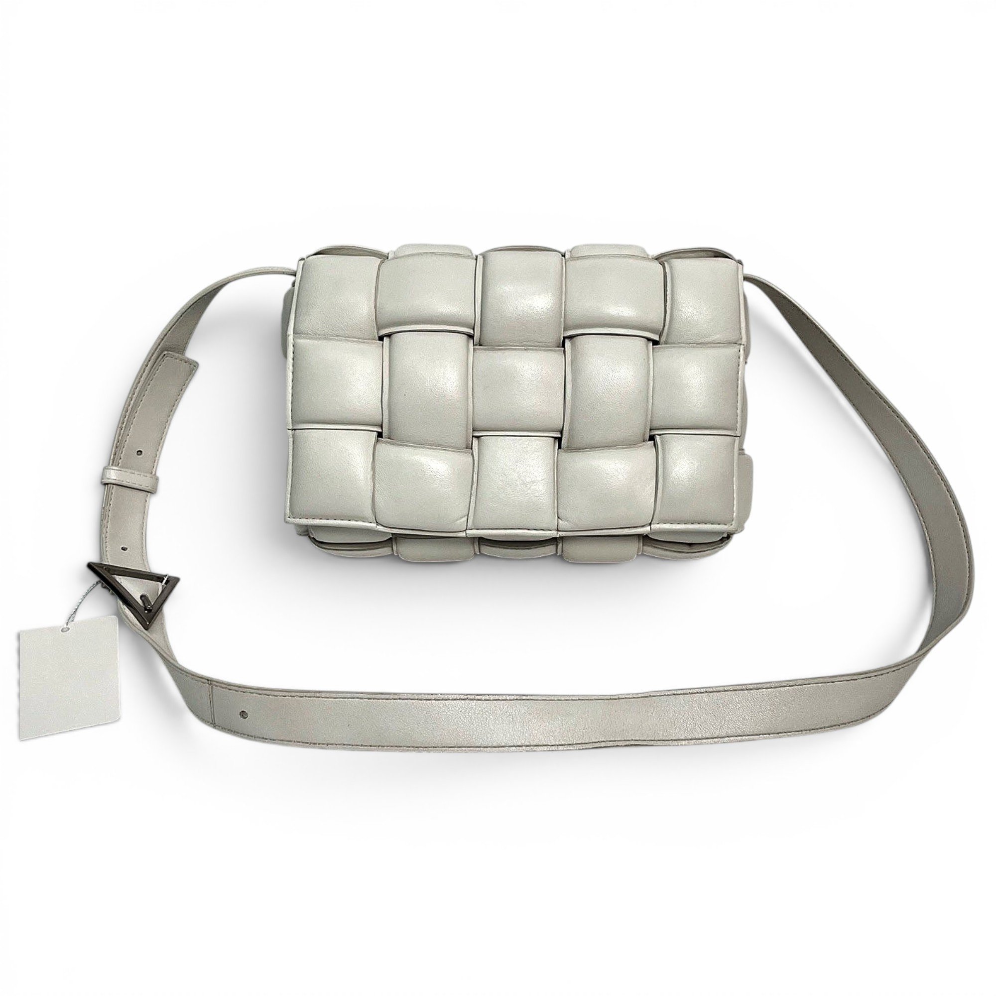Cassette Padded leather handbag