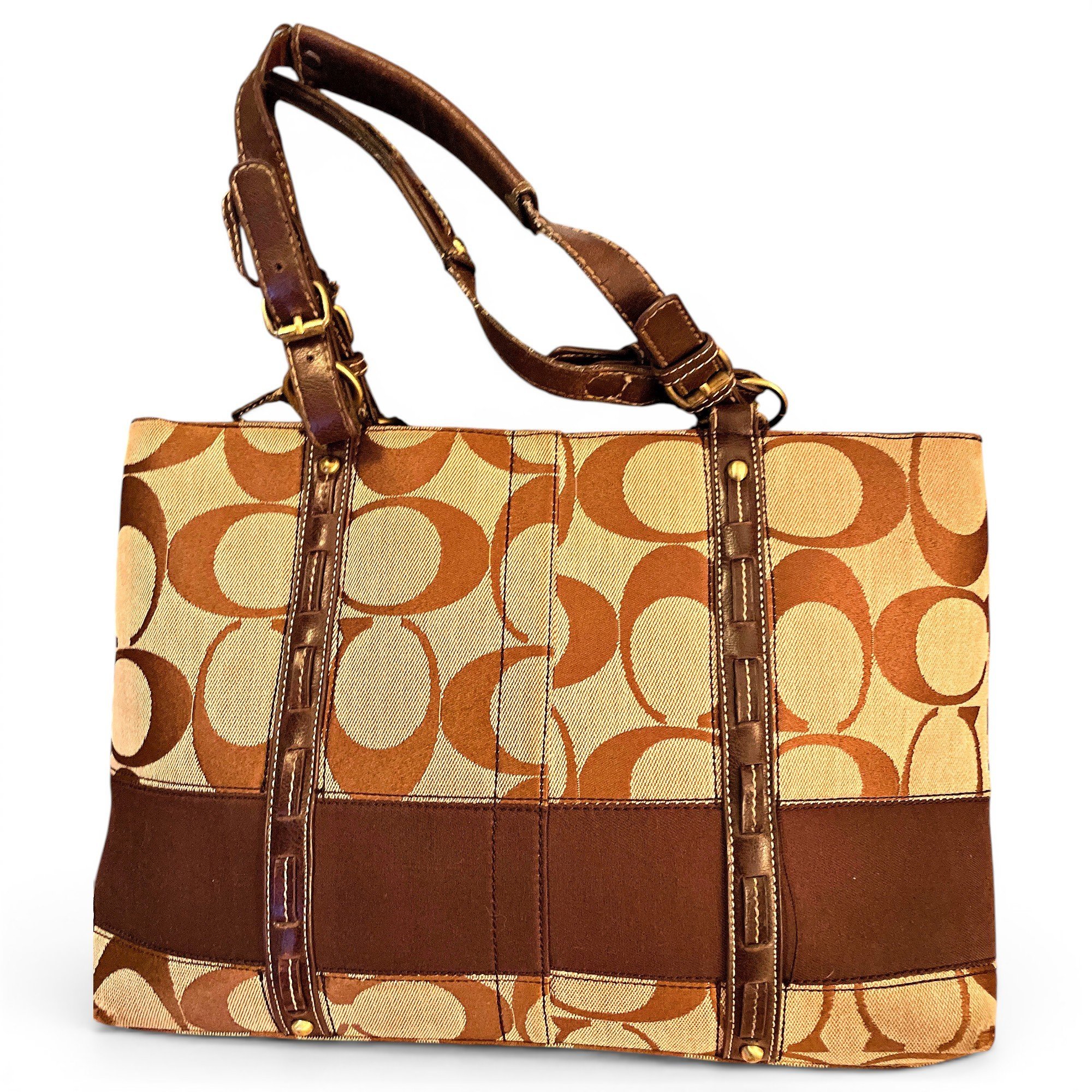 CITY ZIP TOTE leather tote