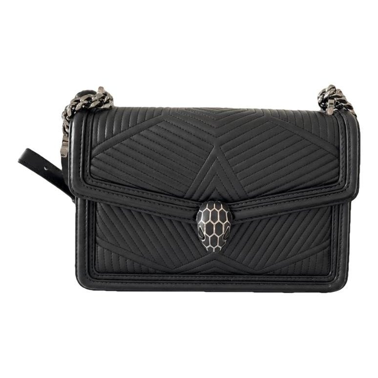Bulgari leather handbag