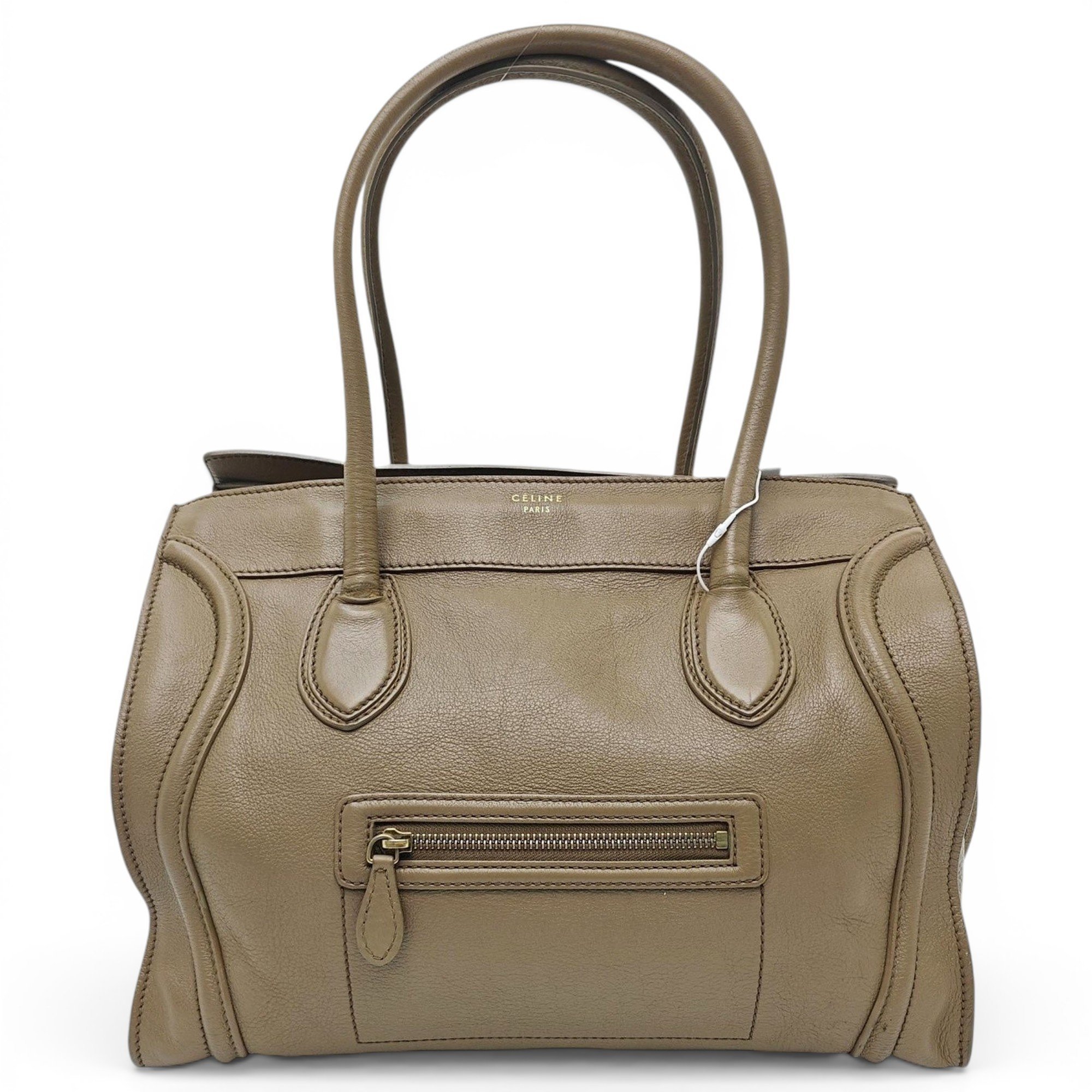 Luggage leather handbag