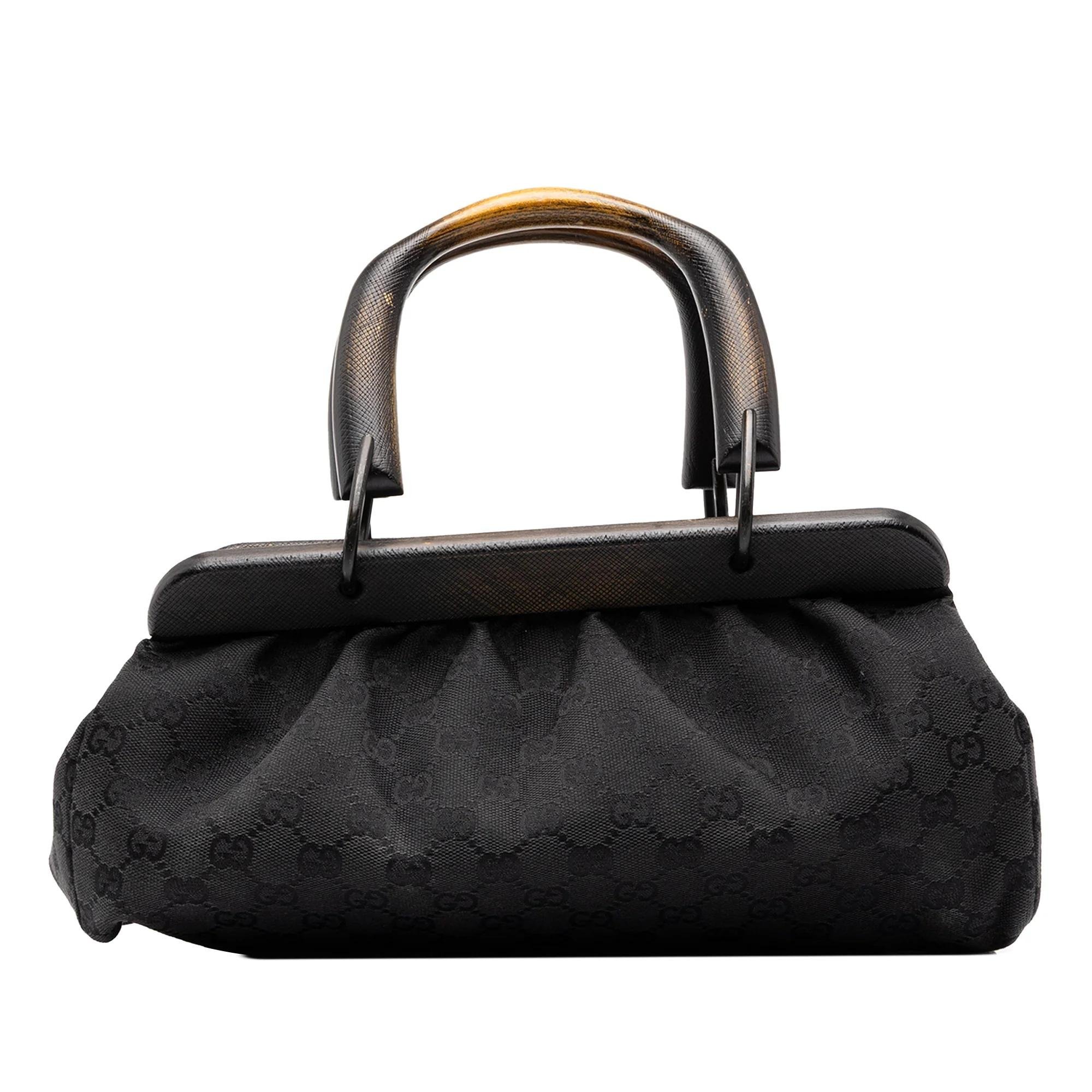 Gucci B leather handbag