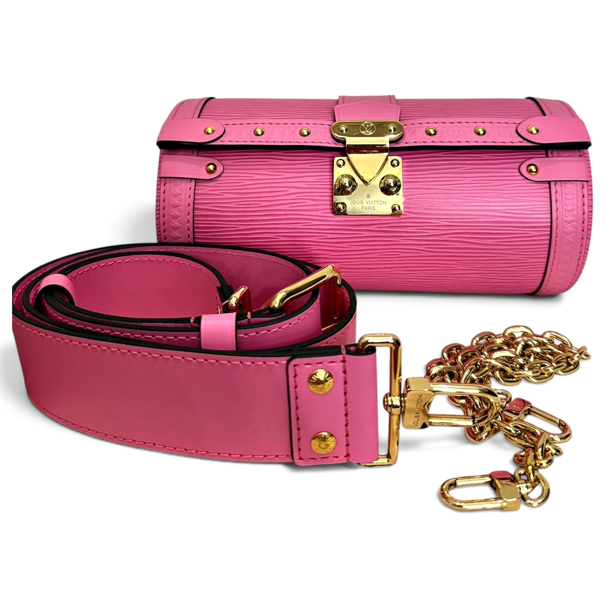 Louis Vuitton Papillon Trunk leather crossbody bag