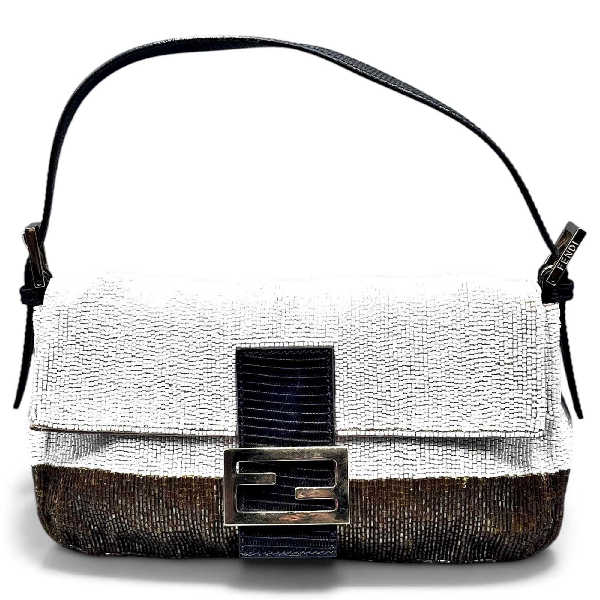 Baguette leather handbag