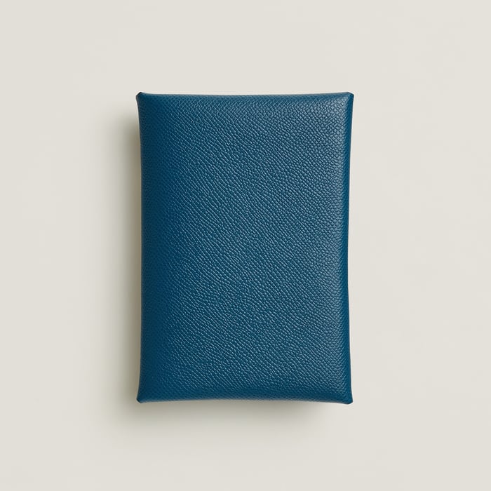 Deep Blue Calvi Duo Compact Card Holder