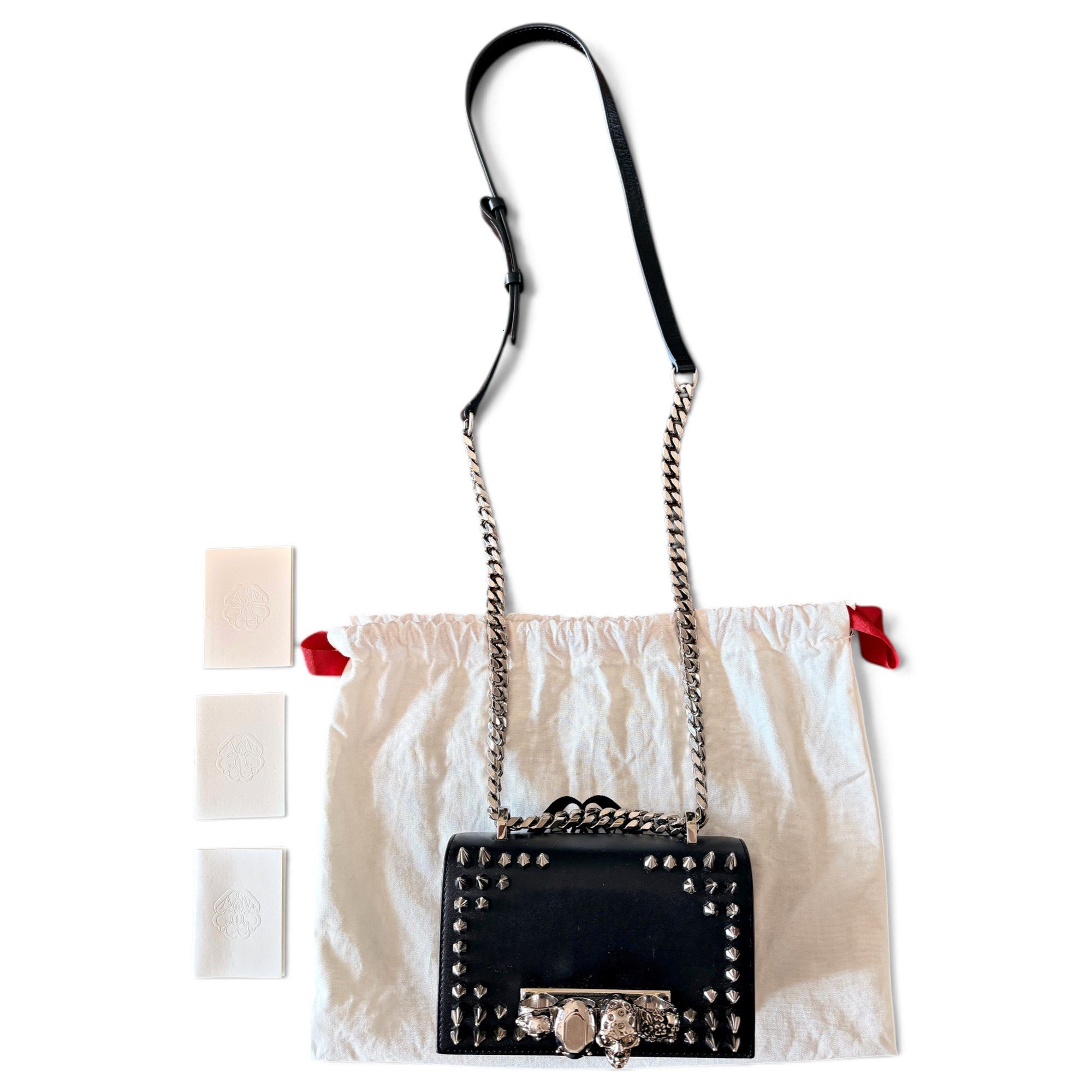 Alexander McQueen Leather clutch bag