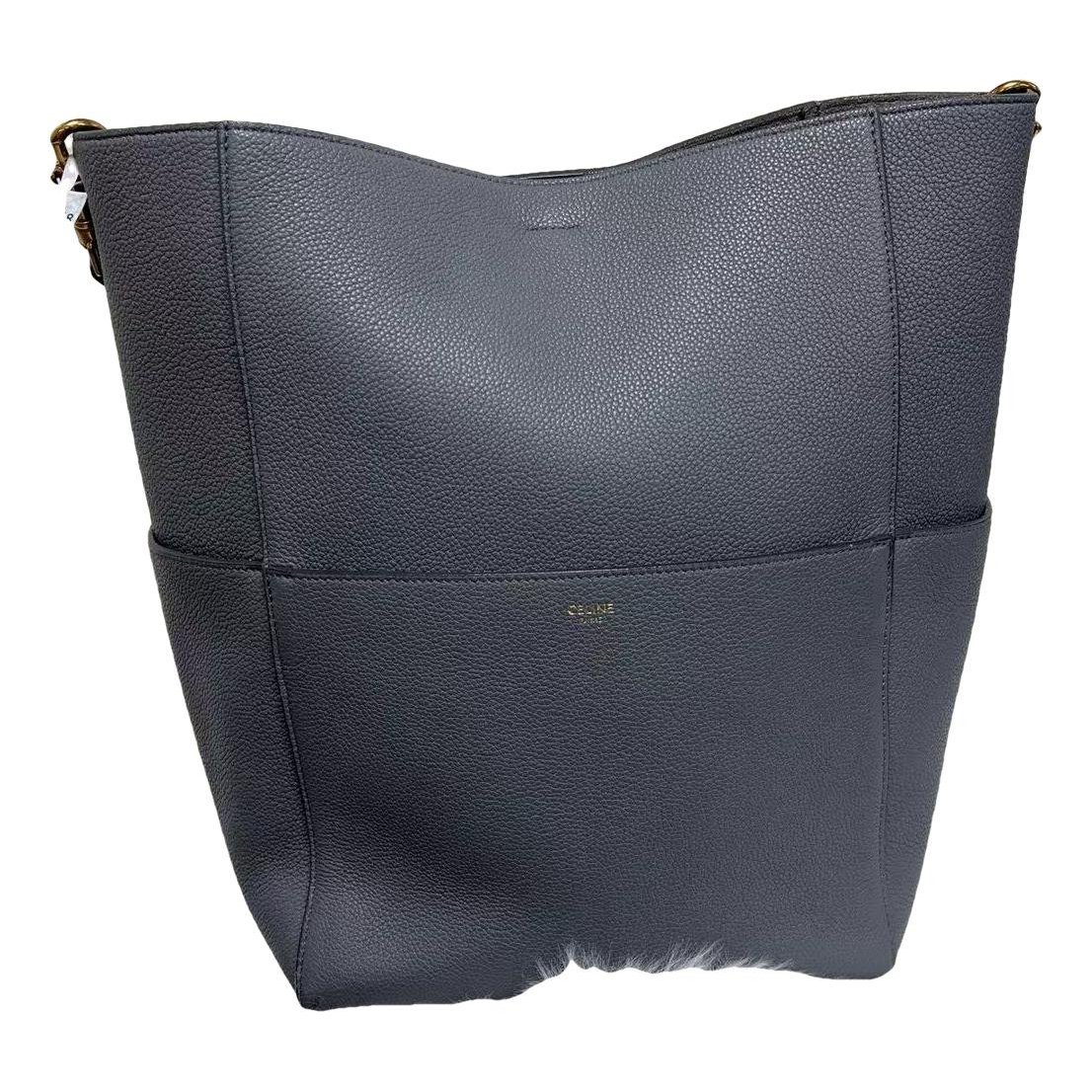 Seau Sangle leather handbag