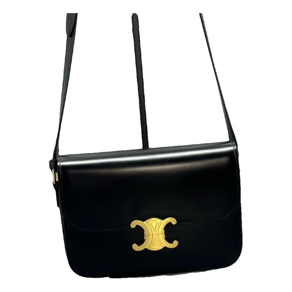 Triomphe leather handbag