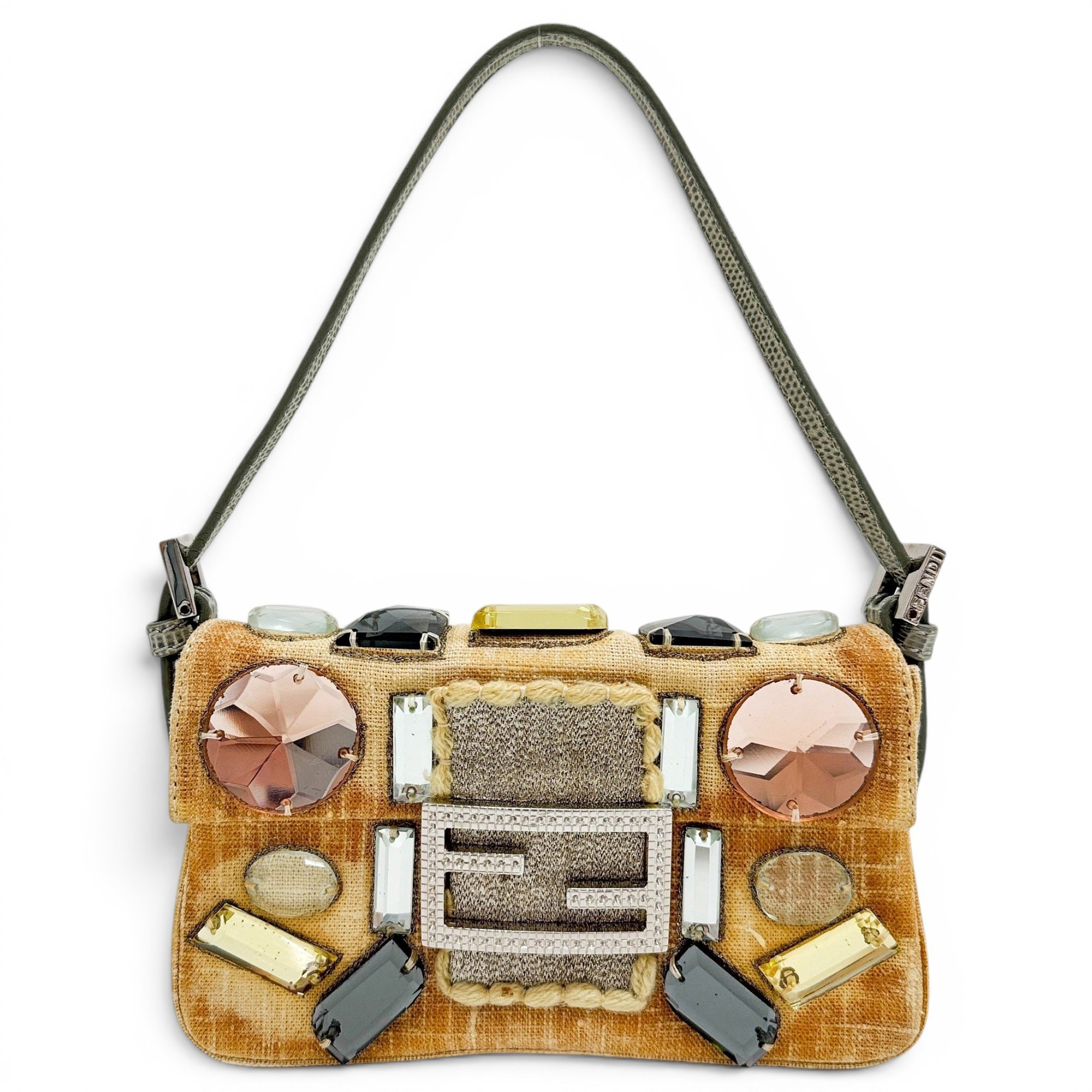 Baguette tweed mini bag