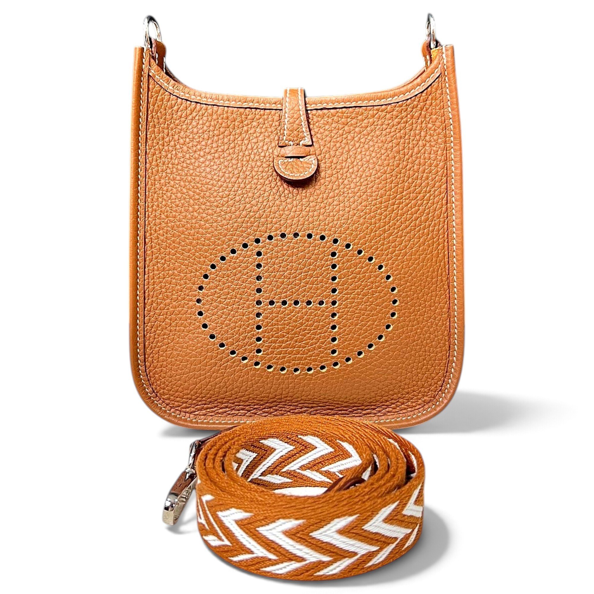 Mini Evelyne leather handbag