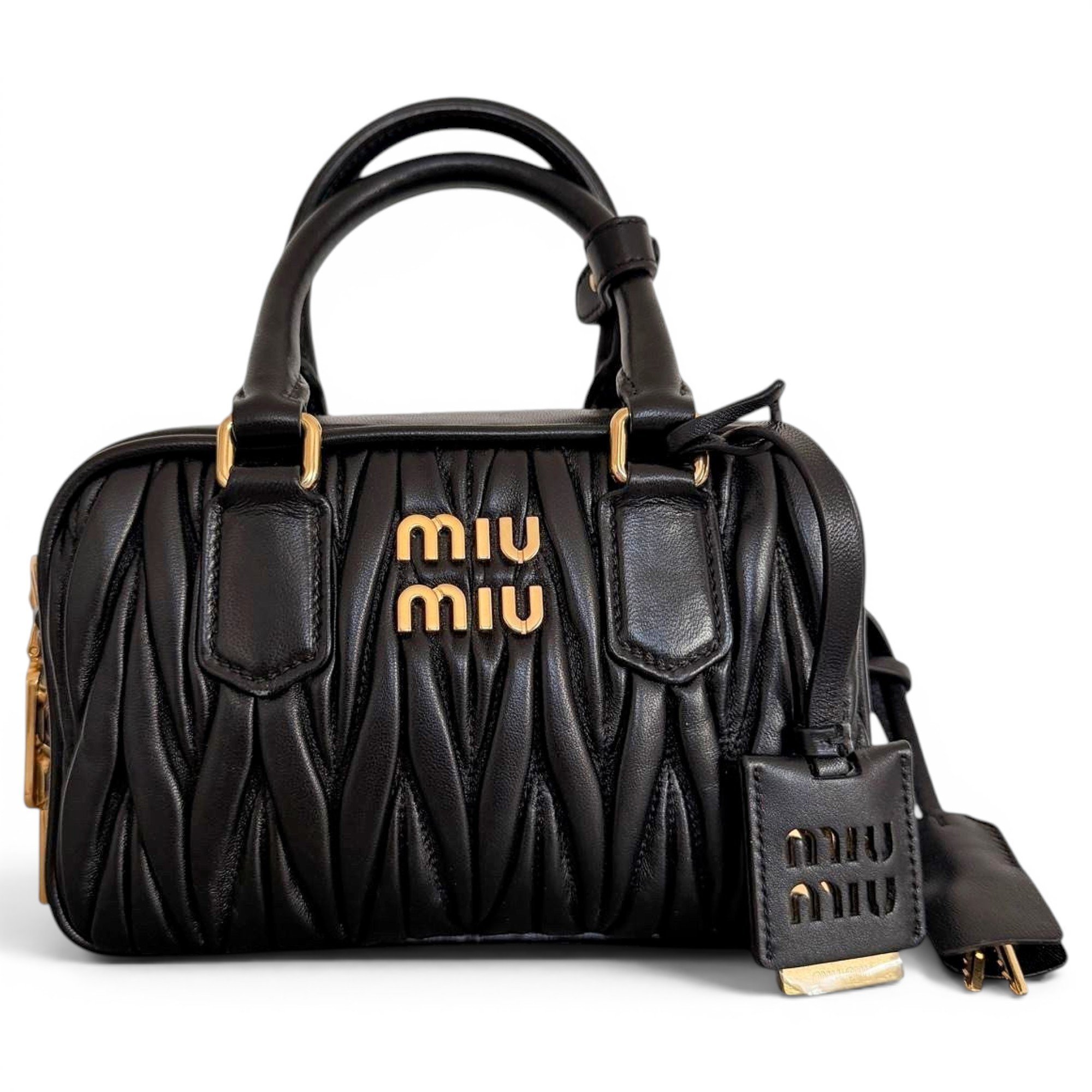 Arcadie leather handbag