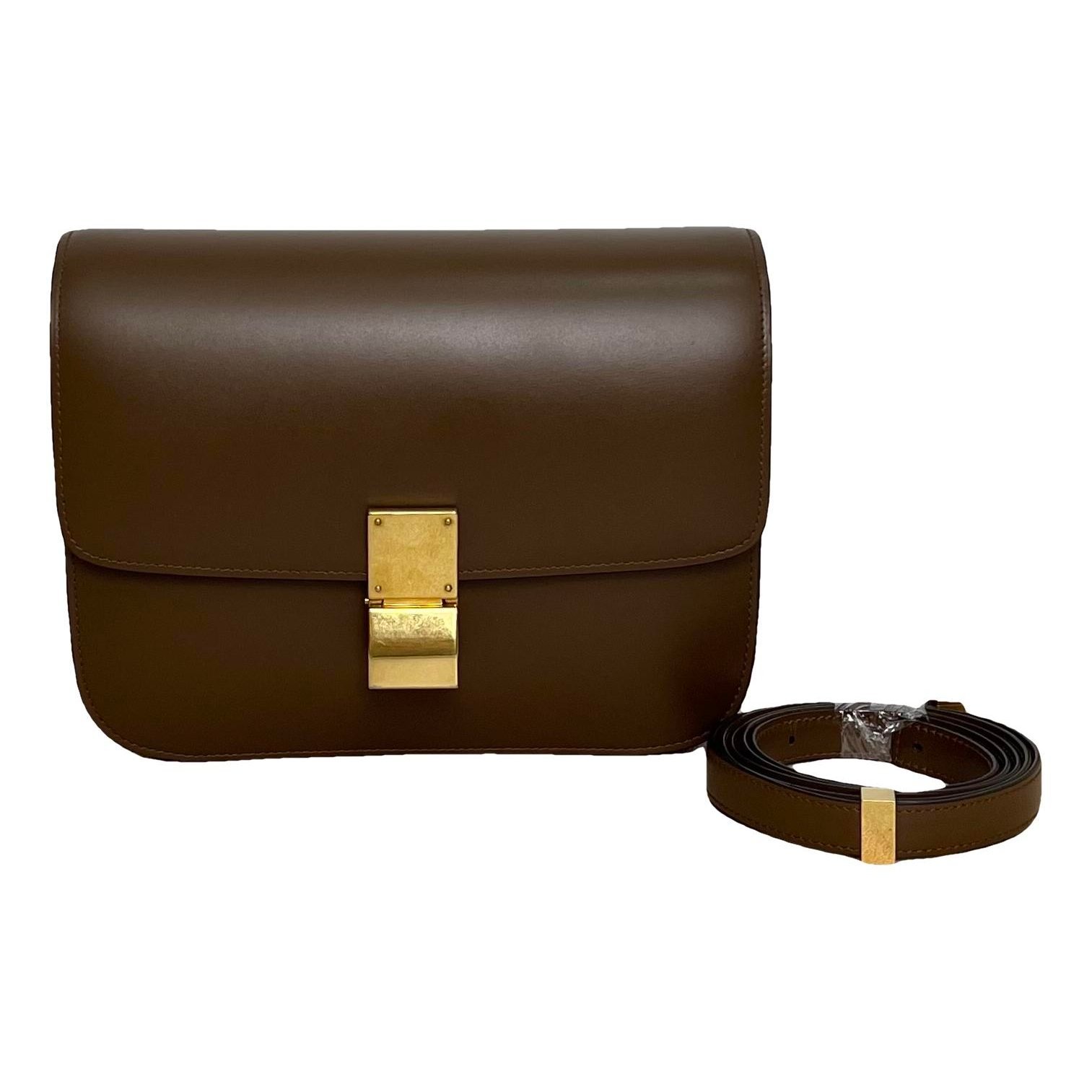 Classic leather handbag