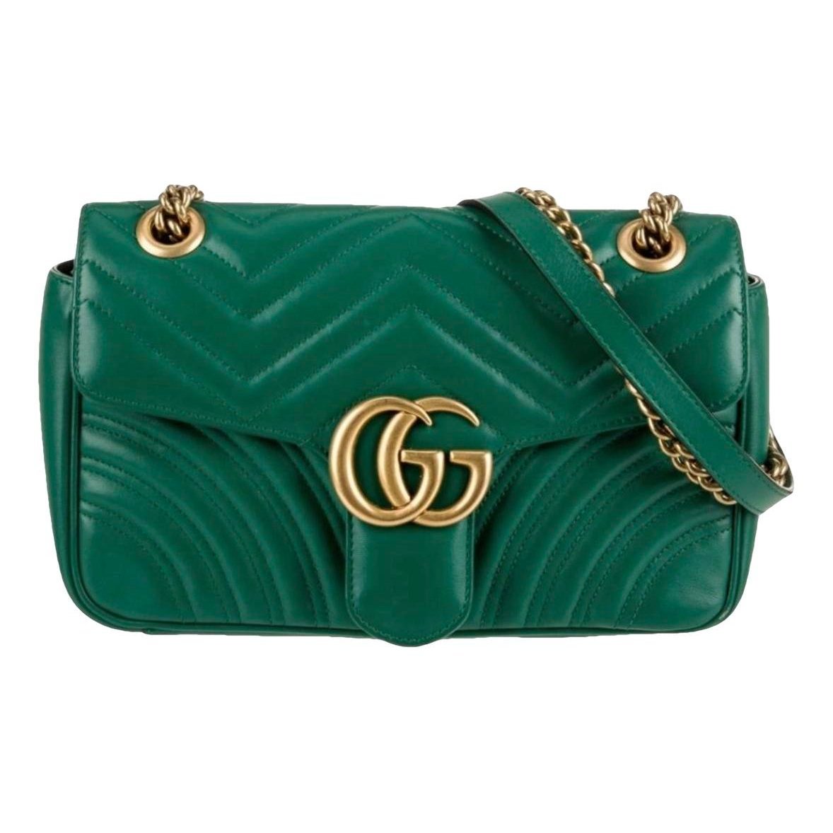 GG Marmont Flap leather crossbody bag