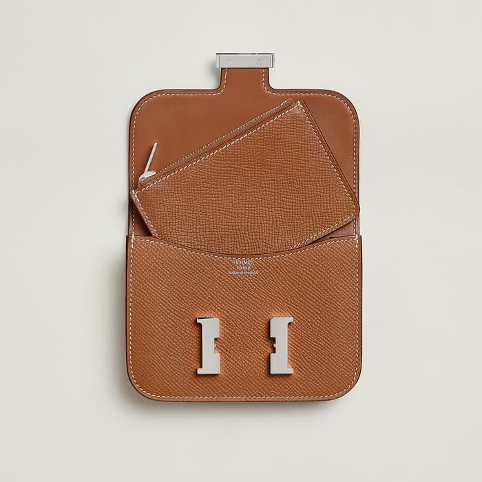 Gold Constance Slim Wallet