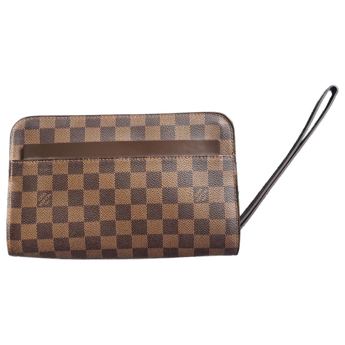 Saint-Louis leather clutch bag