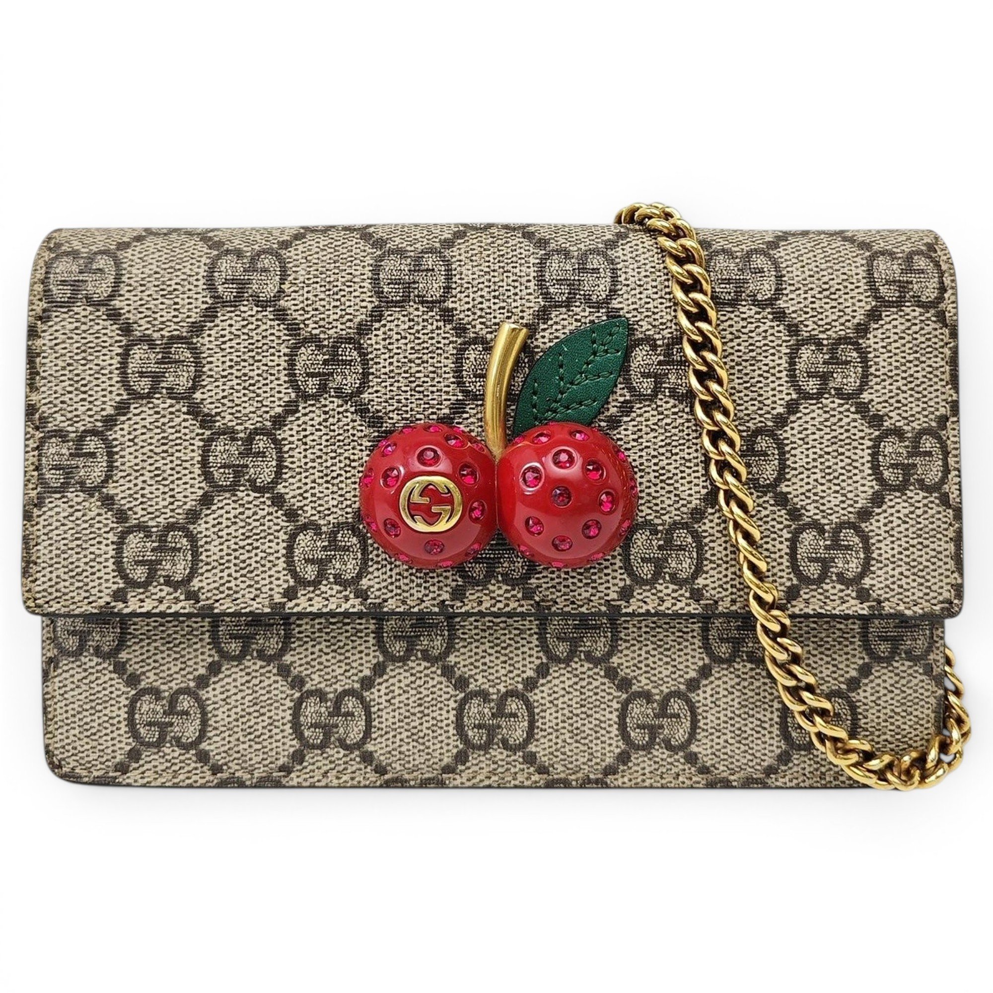 Ophidia GG Supreme leather handbag