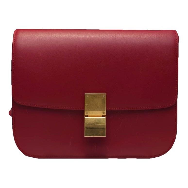 Classic leather crossbody bag