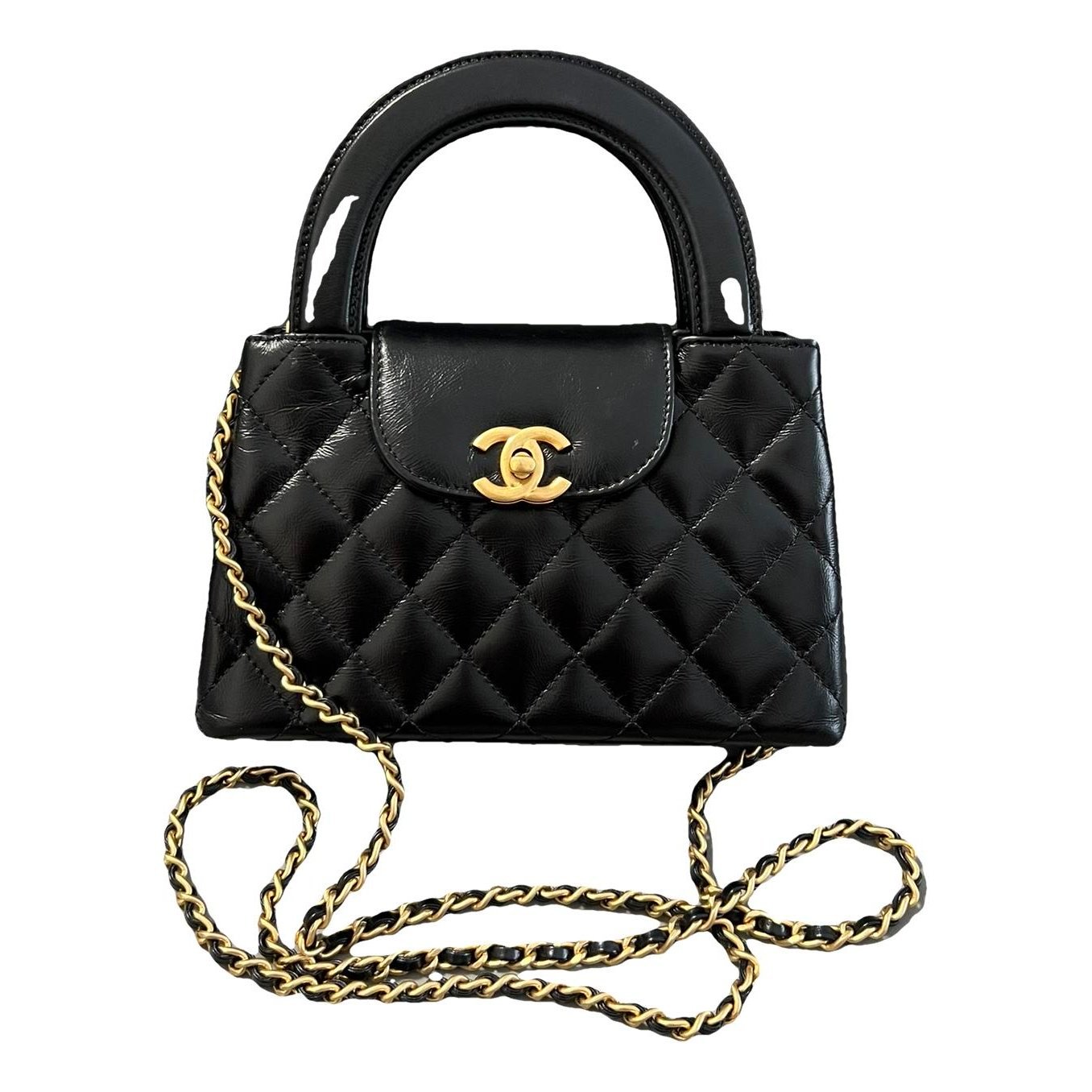 Mini Shopping leather crossbody bag