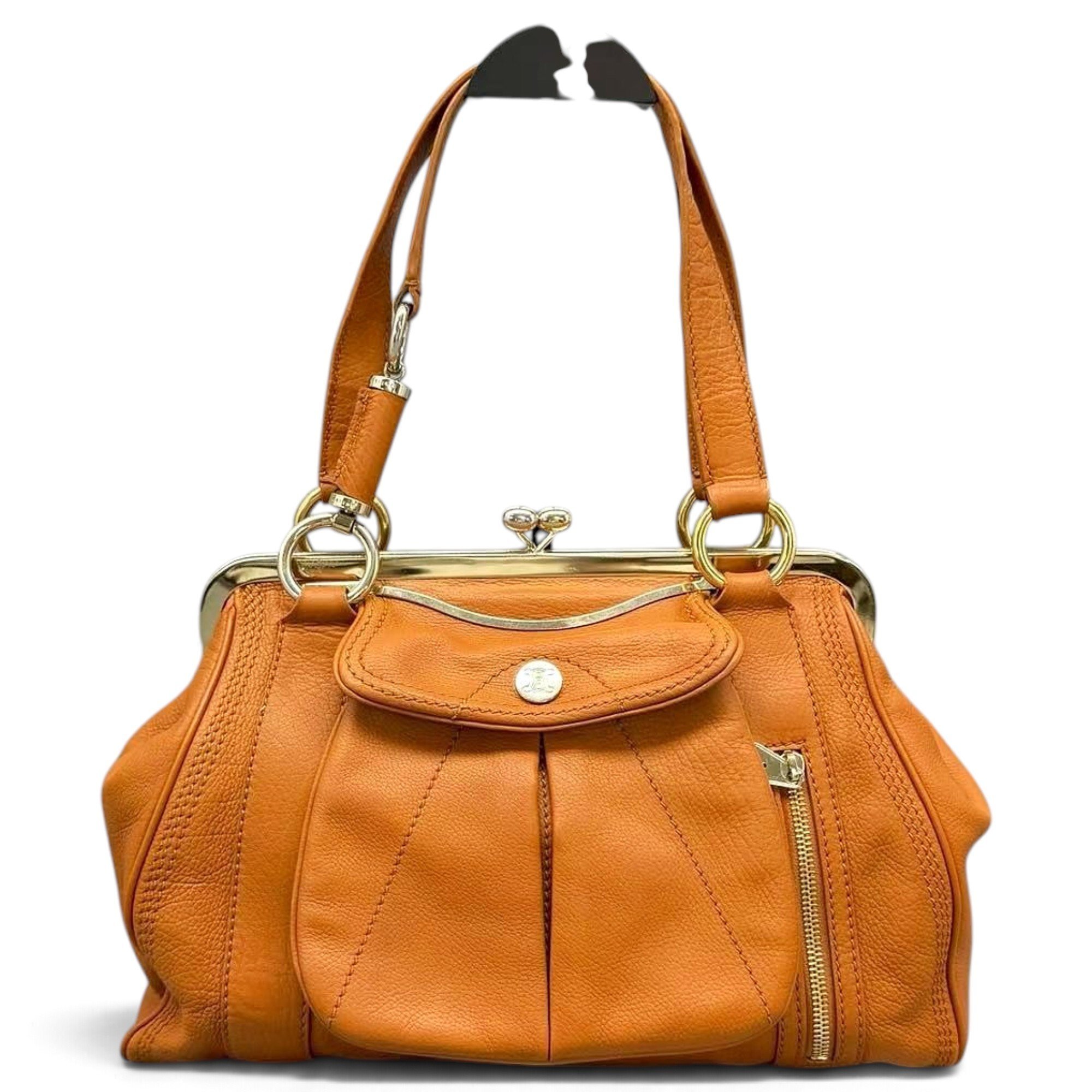 Leather handbag