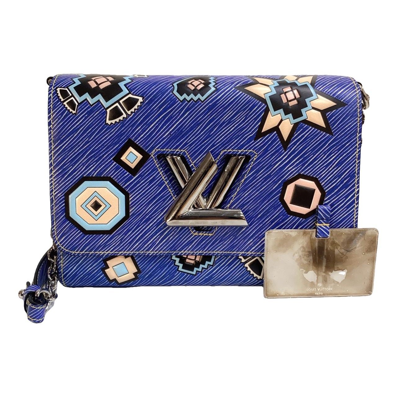 Twist leather handbag