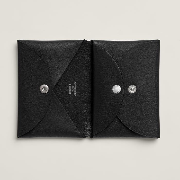 Noir Calvi Duo Compact Card Holder