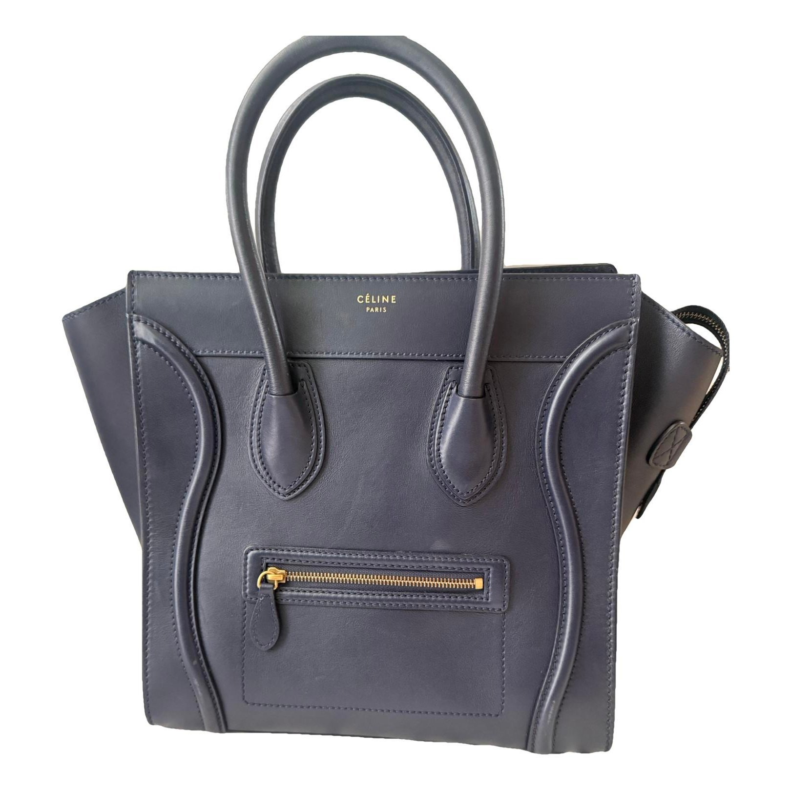 Luggage leather handbag