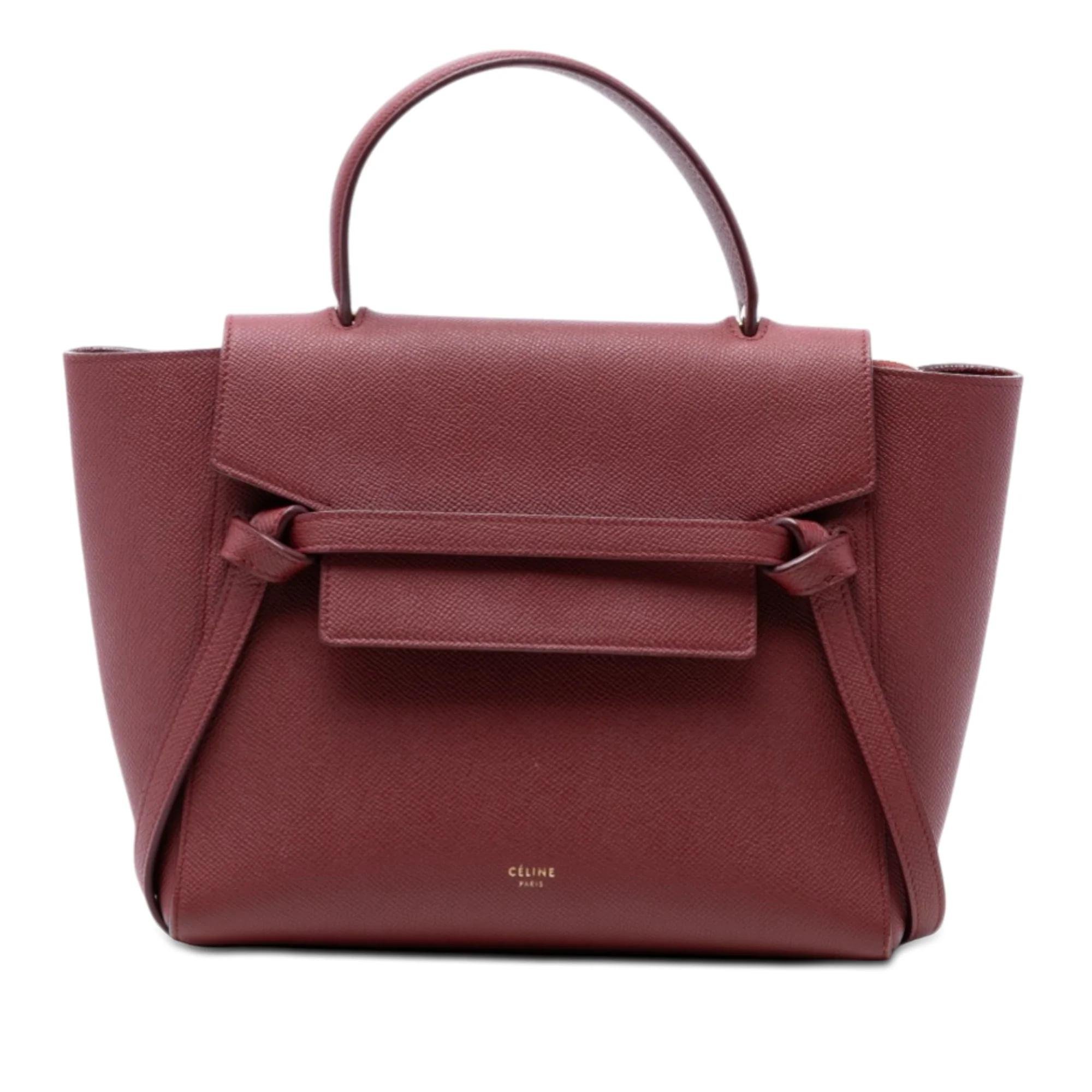 Belt pony-style calfskin handbag