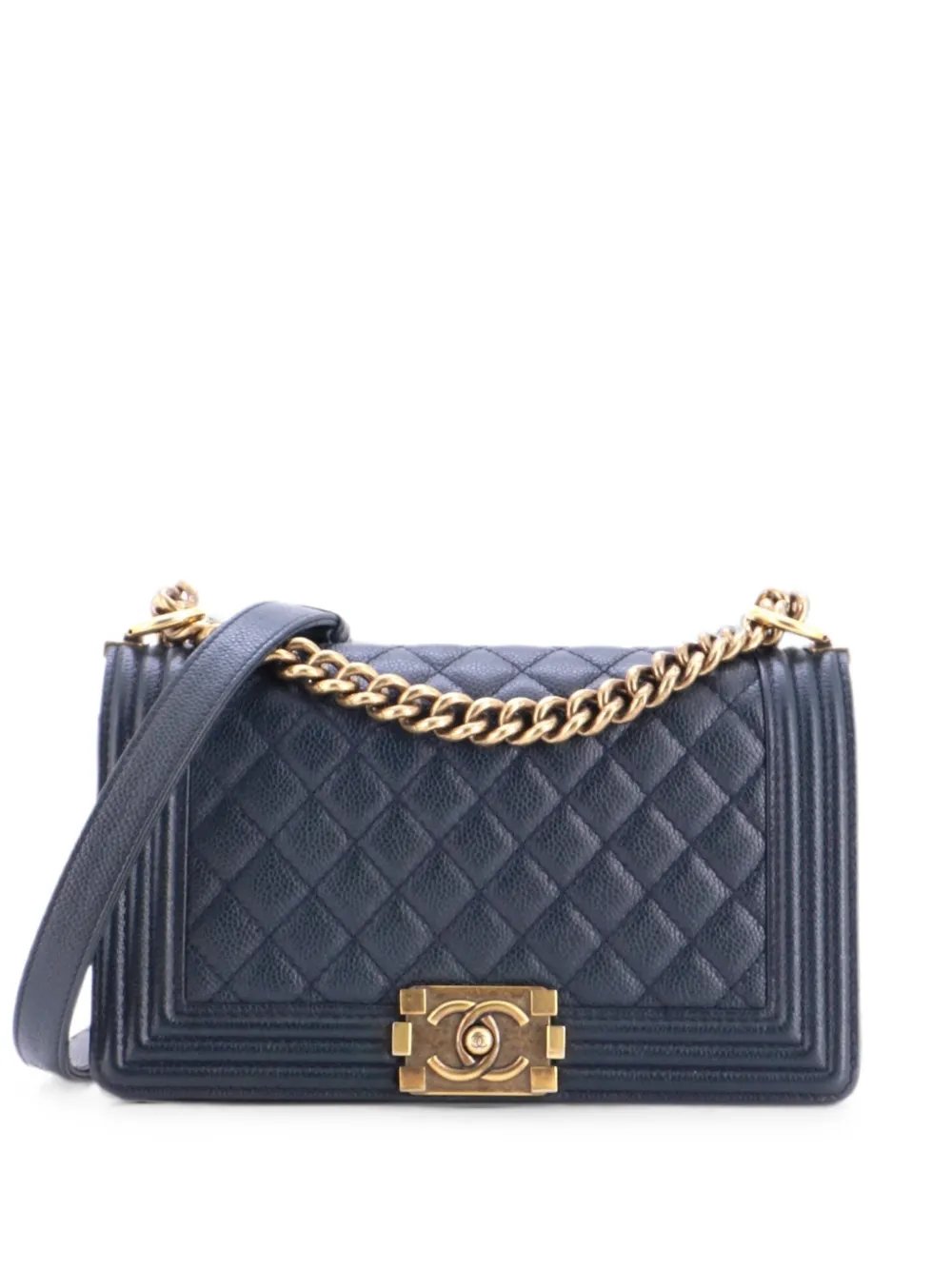 Boy Flap Bag Quilted Caviar Old Medium crossbody bag