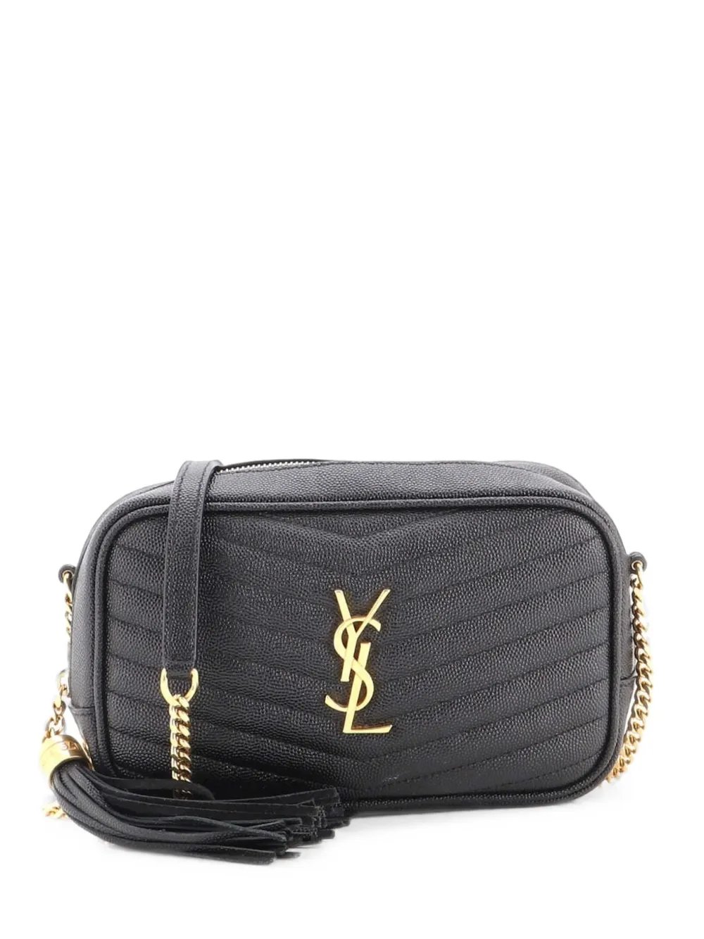 Lou Camera Bag Matelasse Chevron Leather Mini crossbody bag