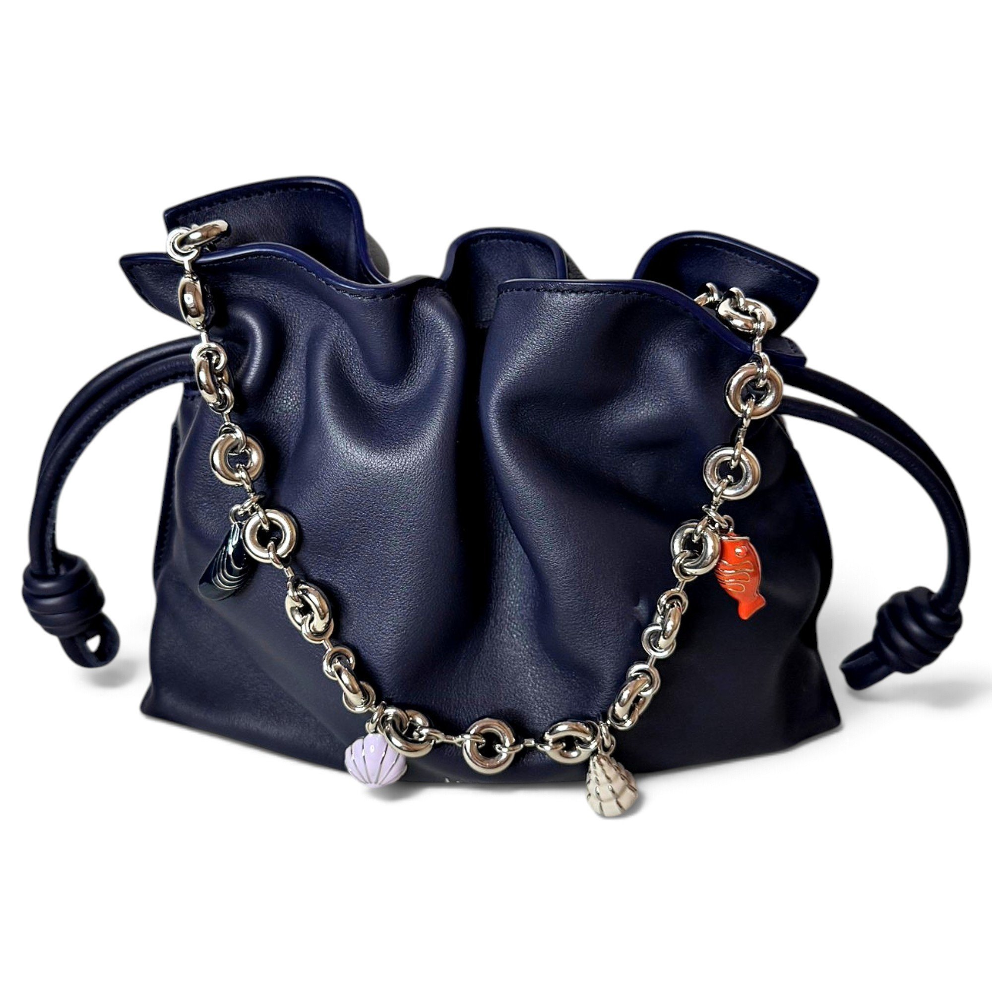 Flamenco leather handbag