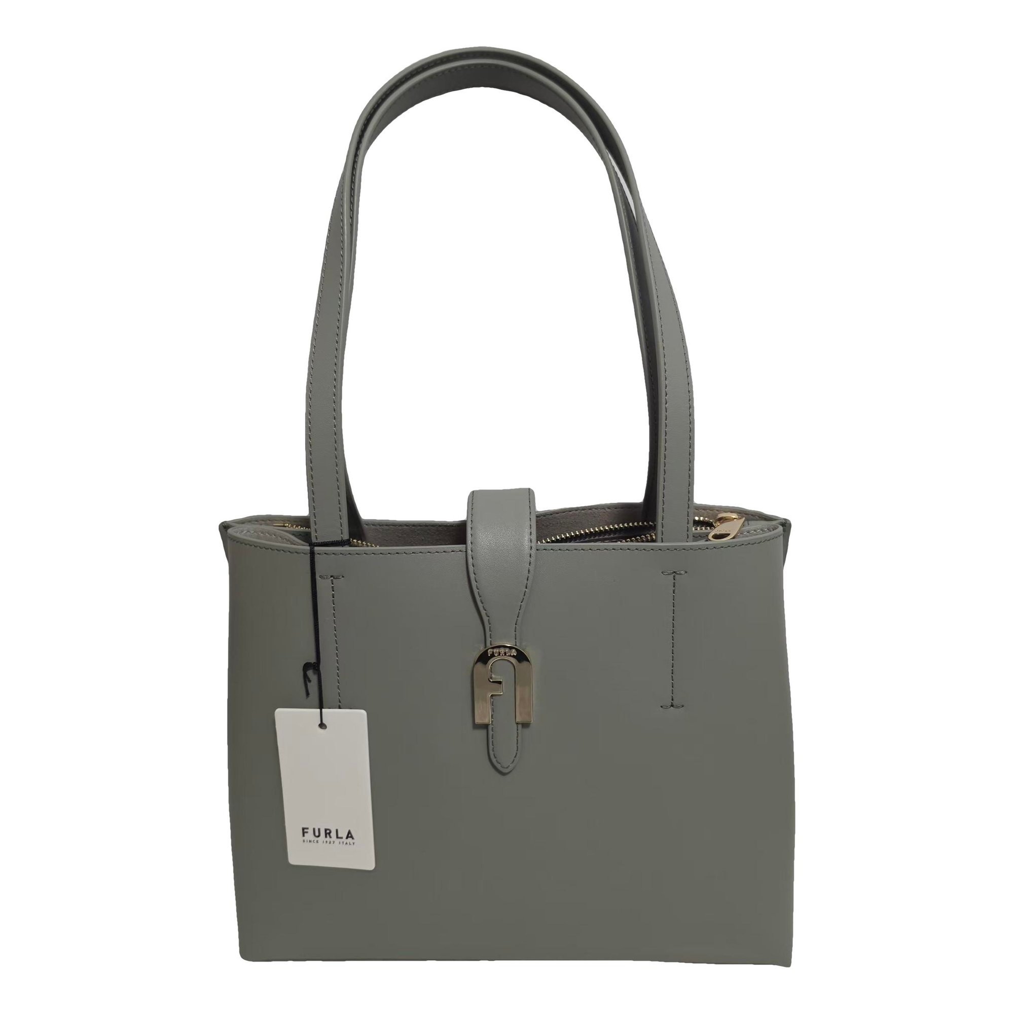 Leather tote