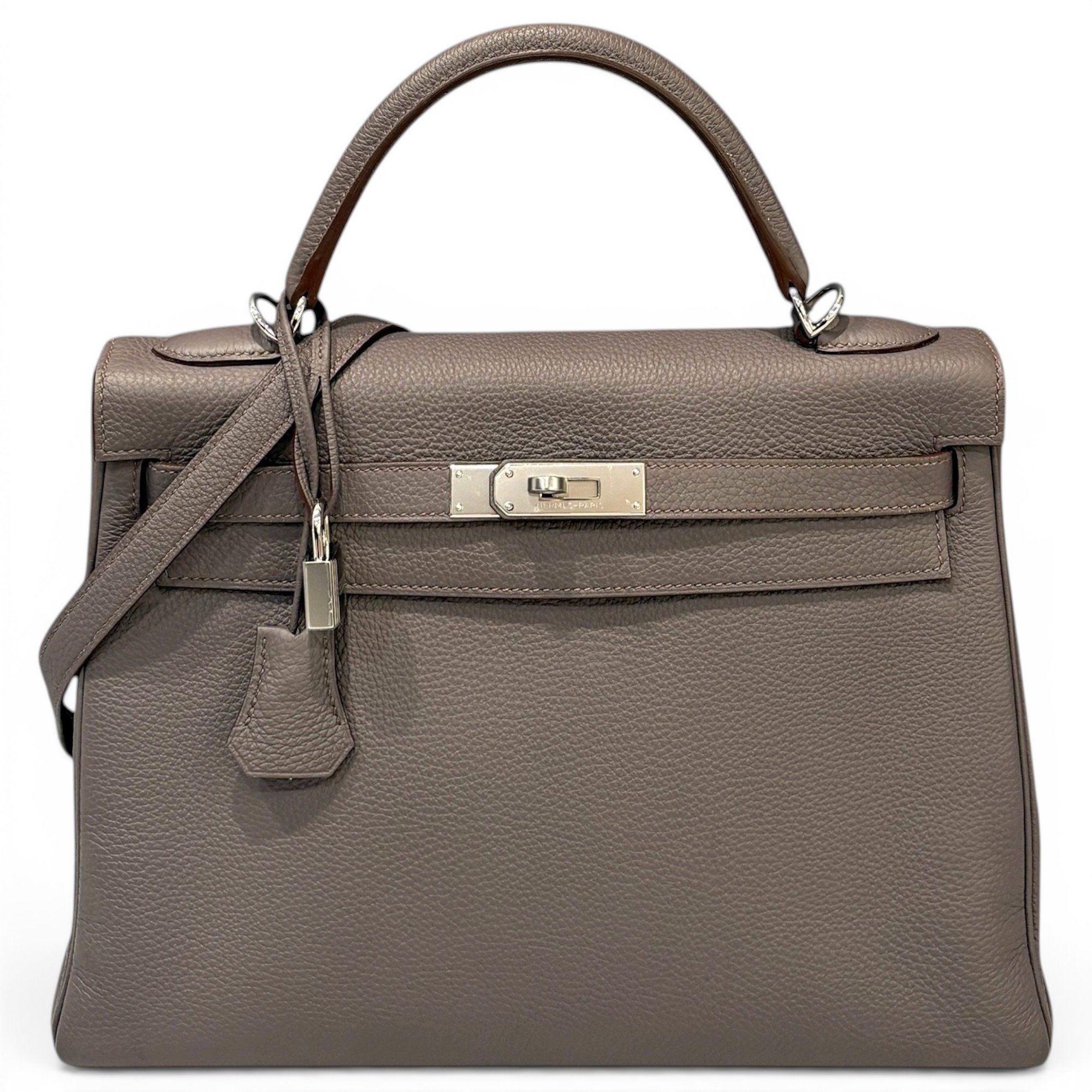Kelly 32 leather handbag