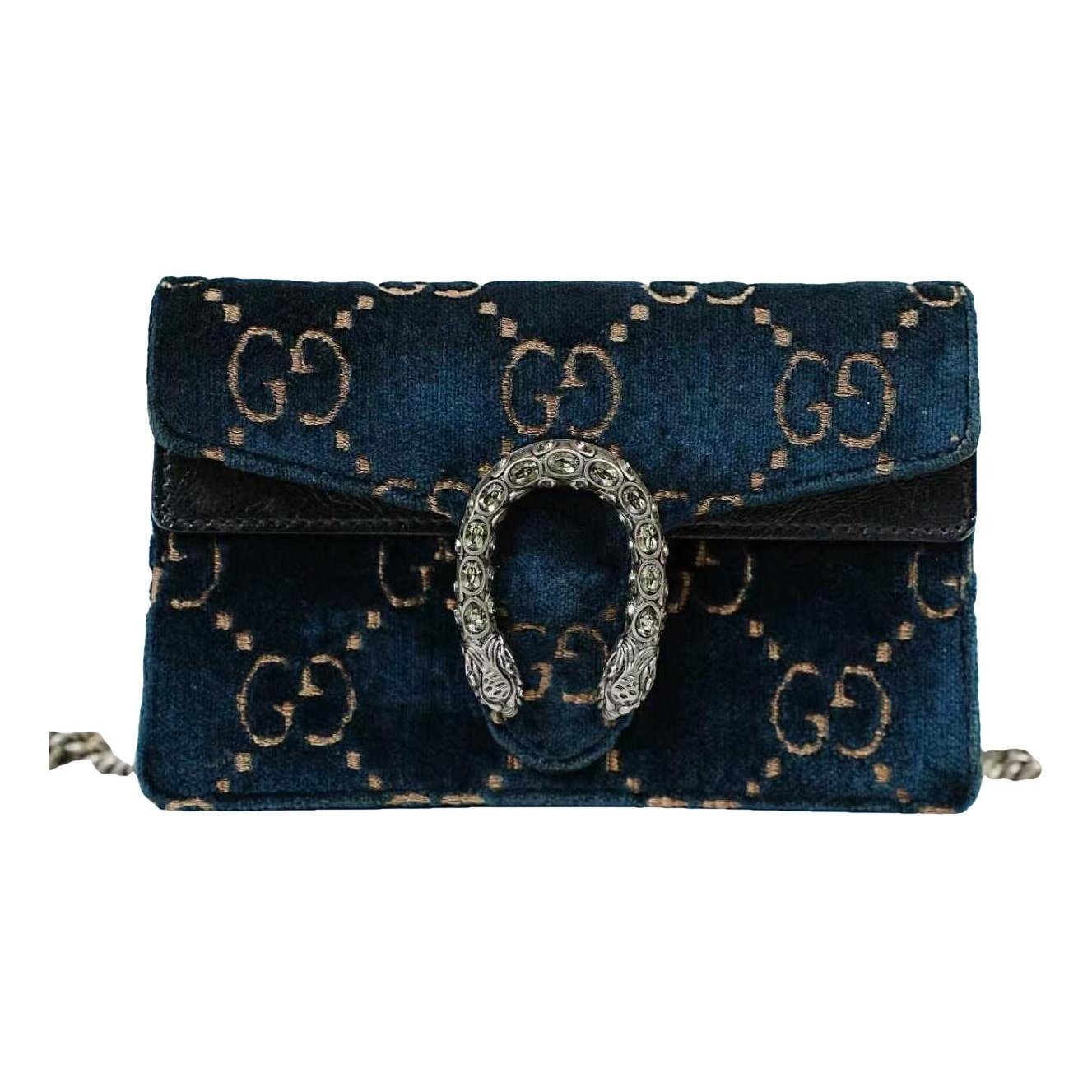 Dionysus Super Mini velvet handbag