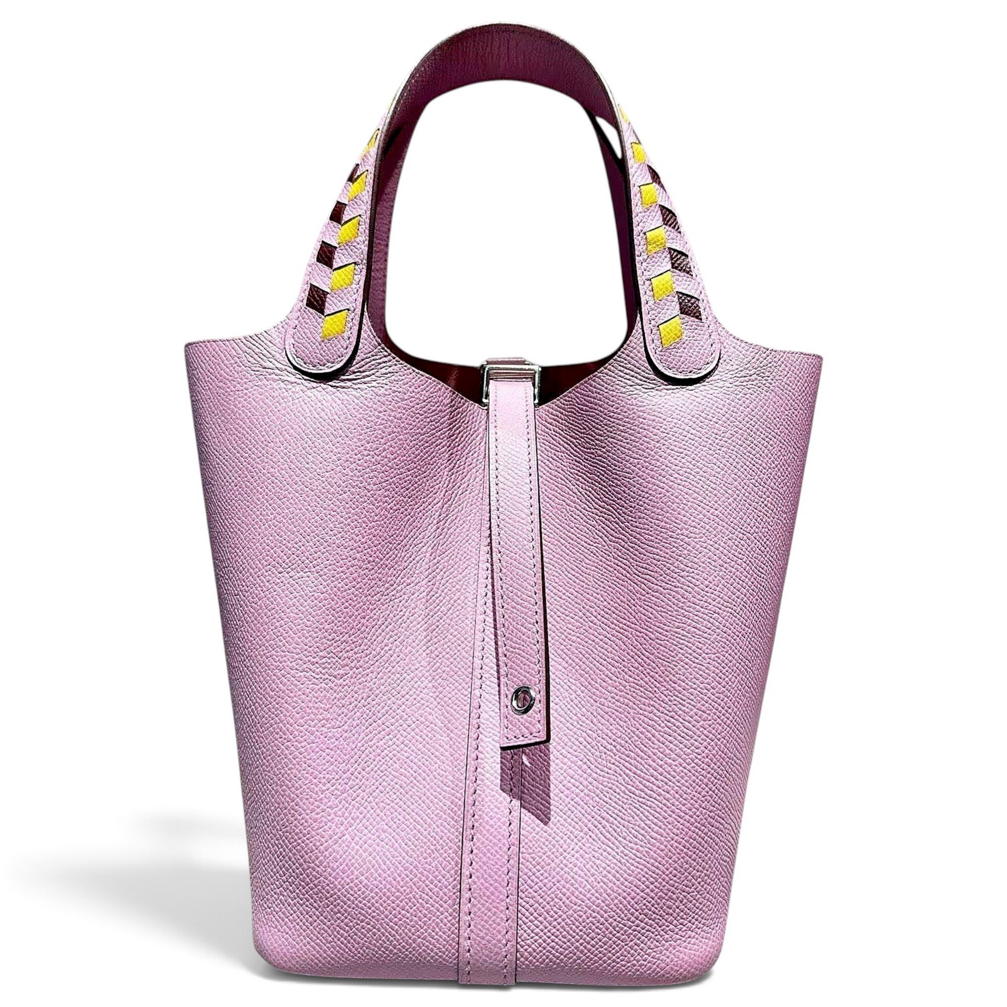 Picotin leather handbag