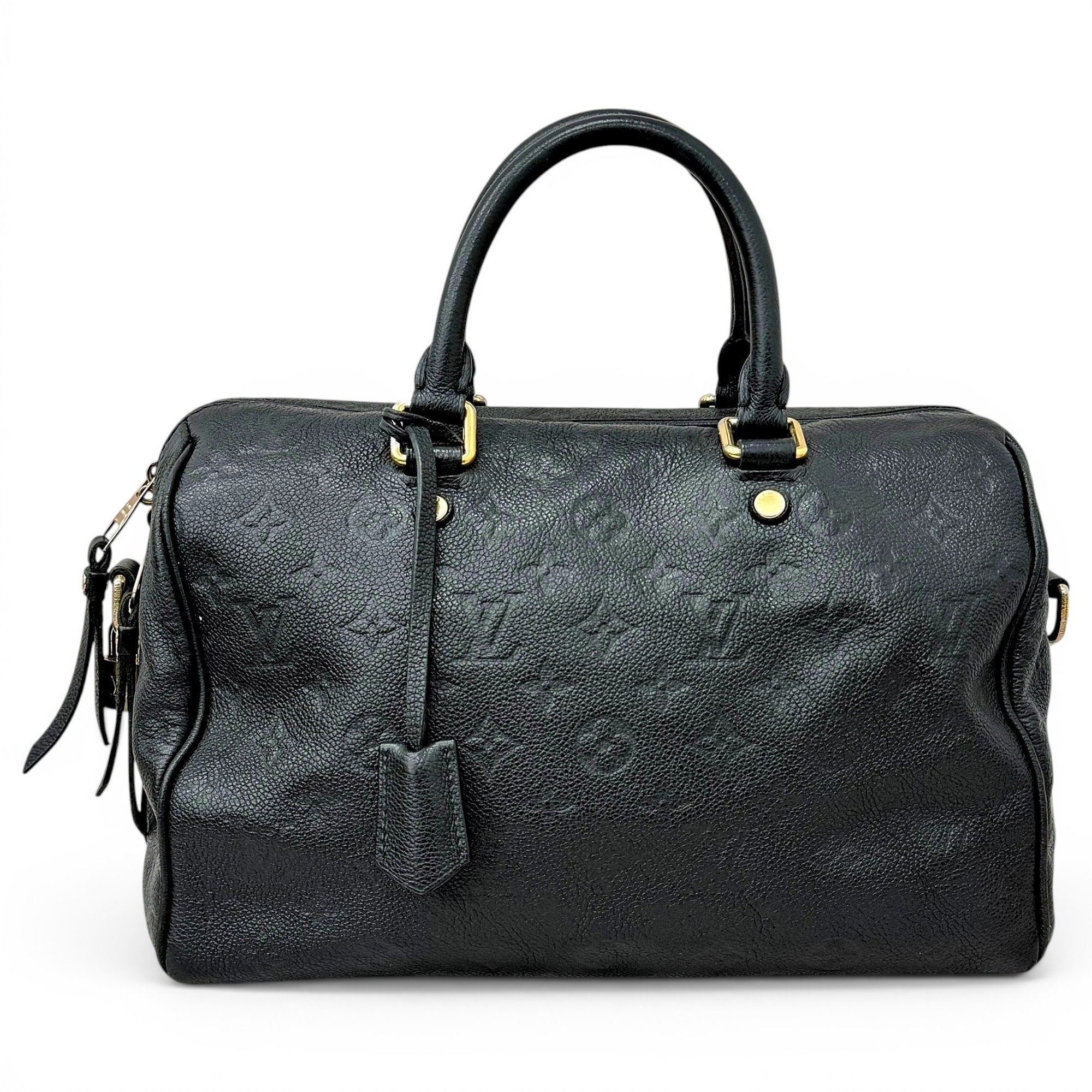 Speedy leather handbag