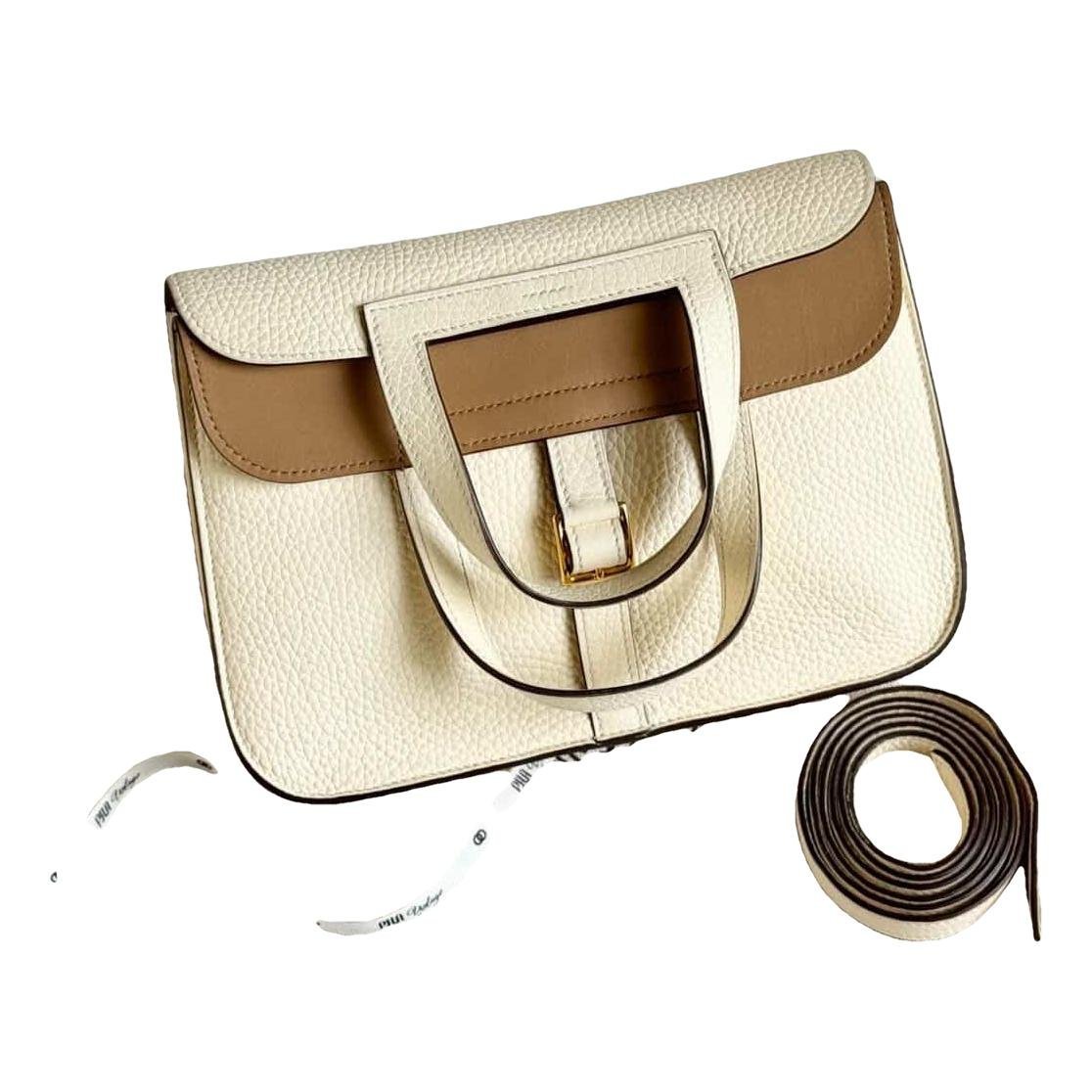 Halzan leather handbag