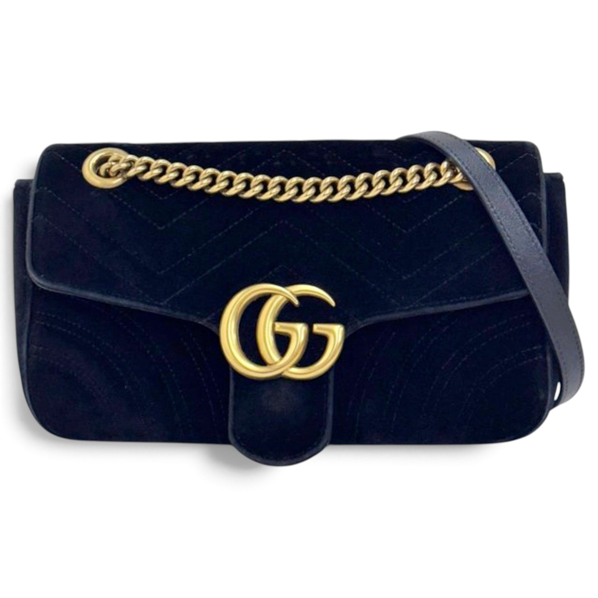GG Marmont velvet handbag