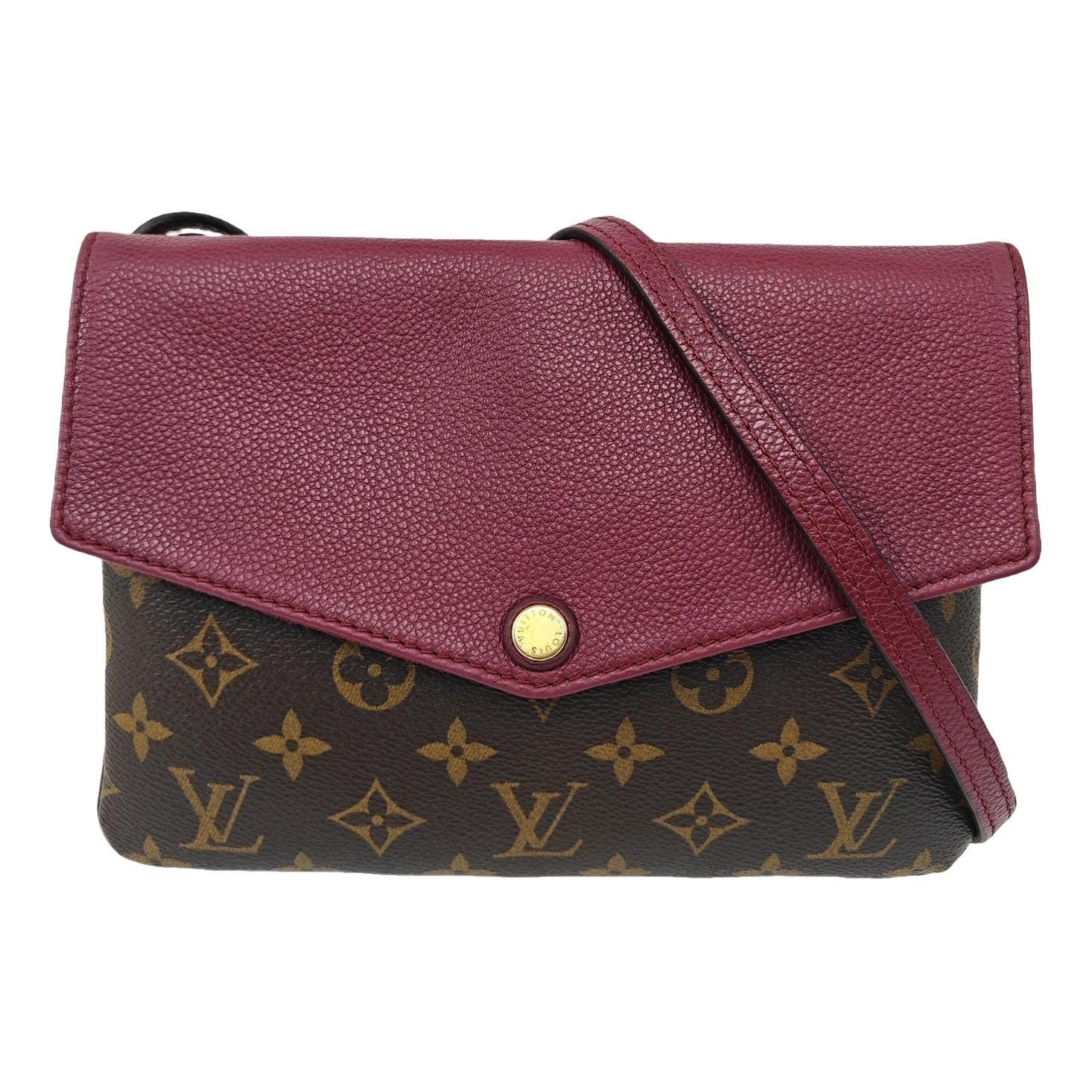 Twice leather handbag