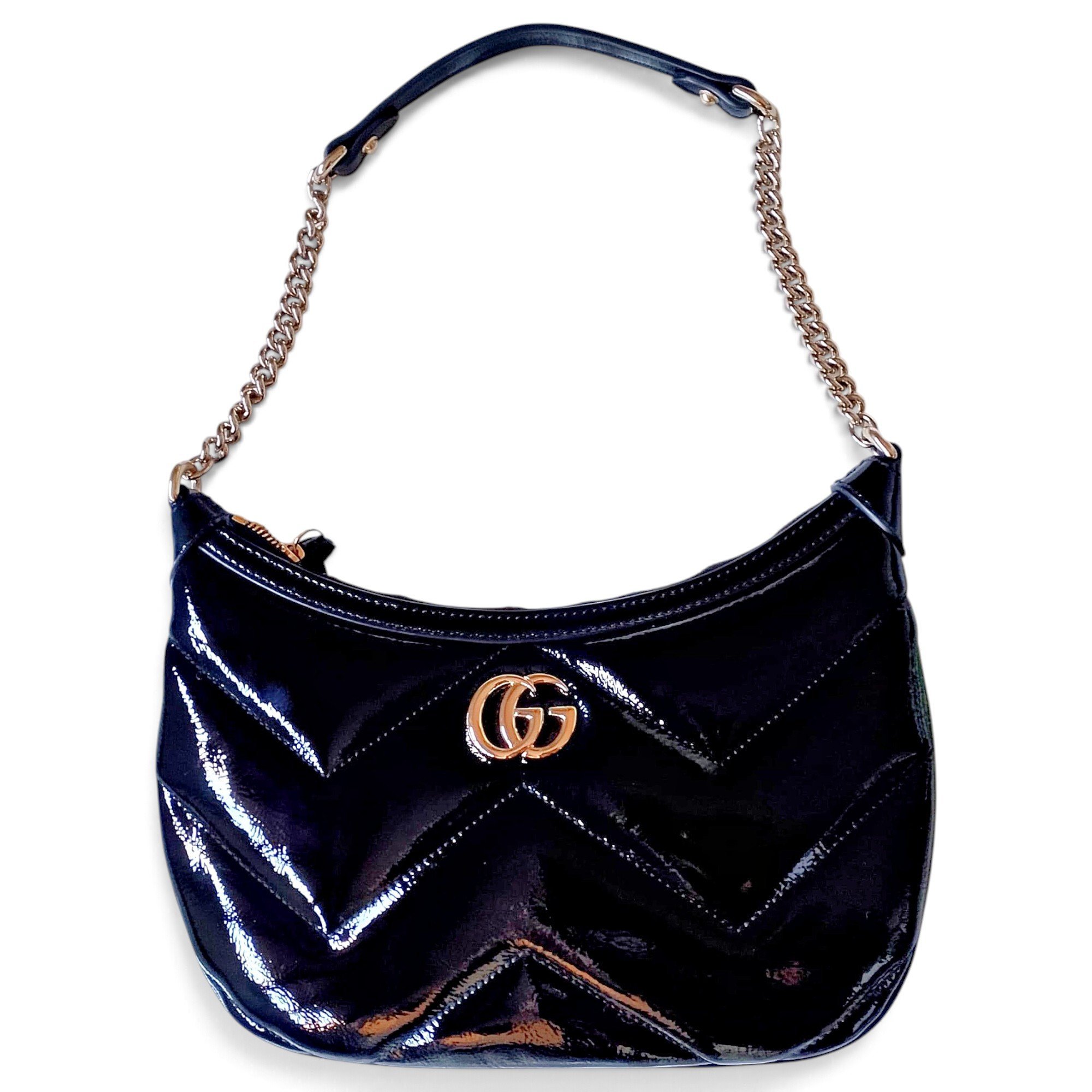Marmont patent leather clutch bag