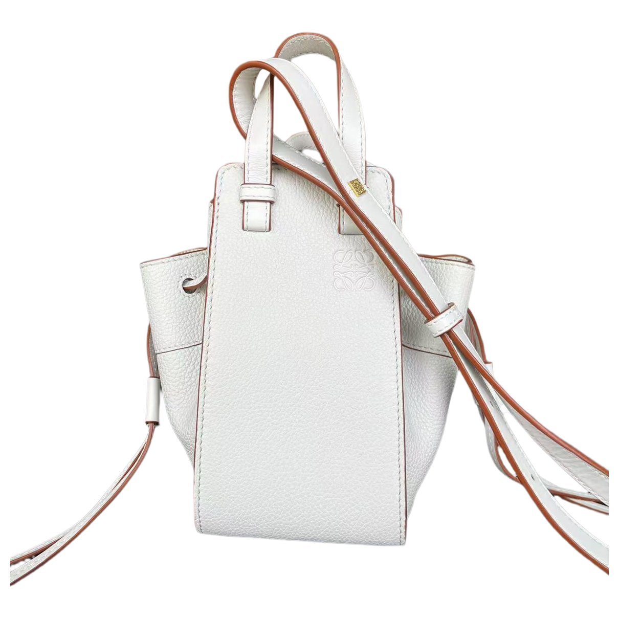 Hammock leather handbag