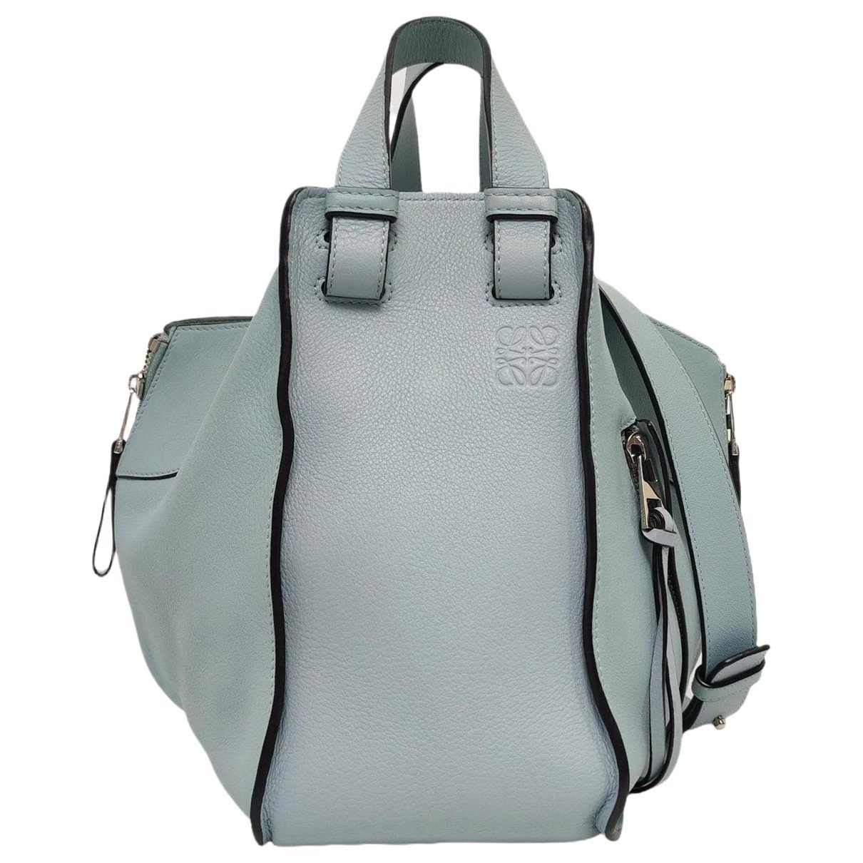 Hammock leather handbag