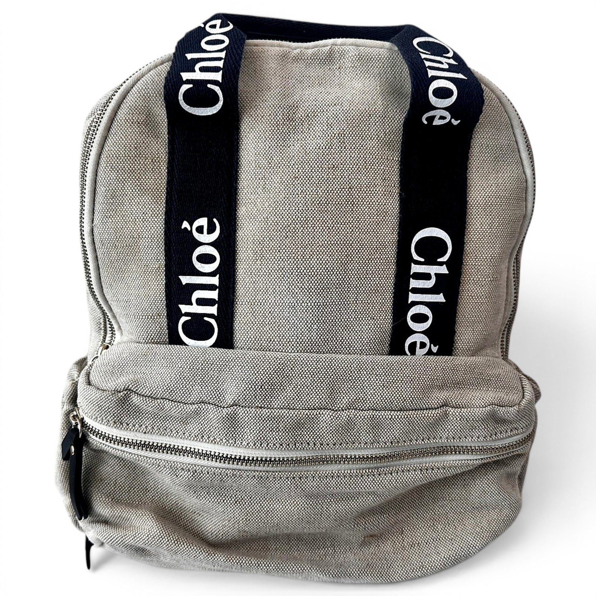 Chloe Linen backpack