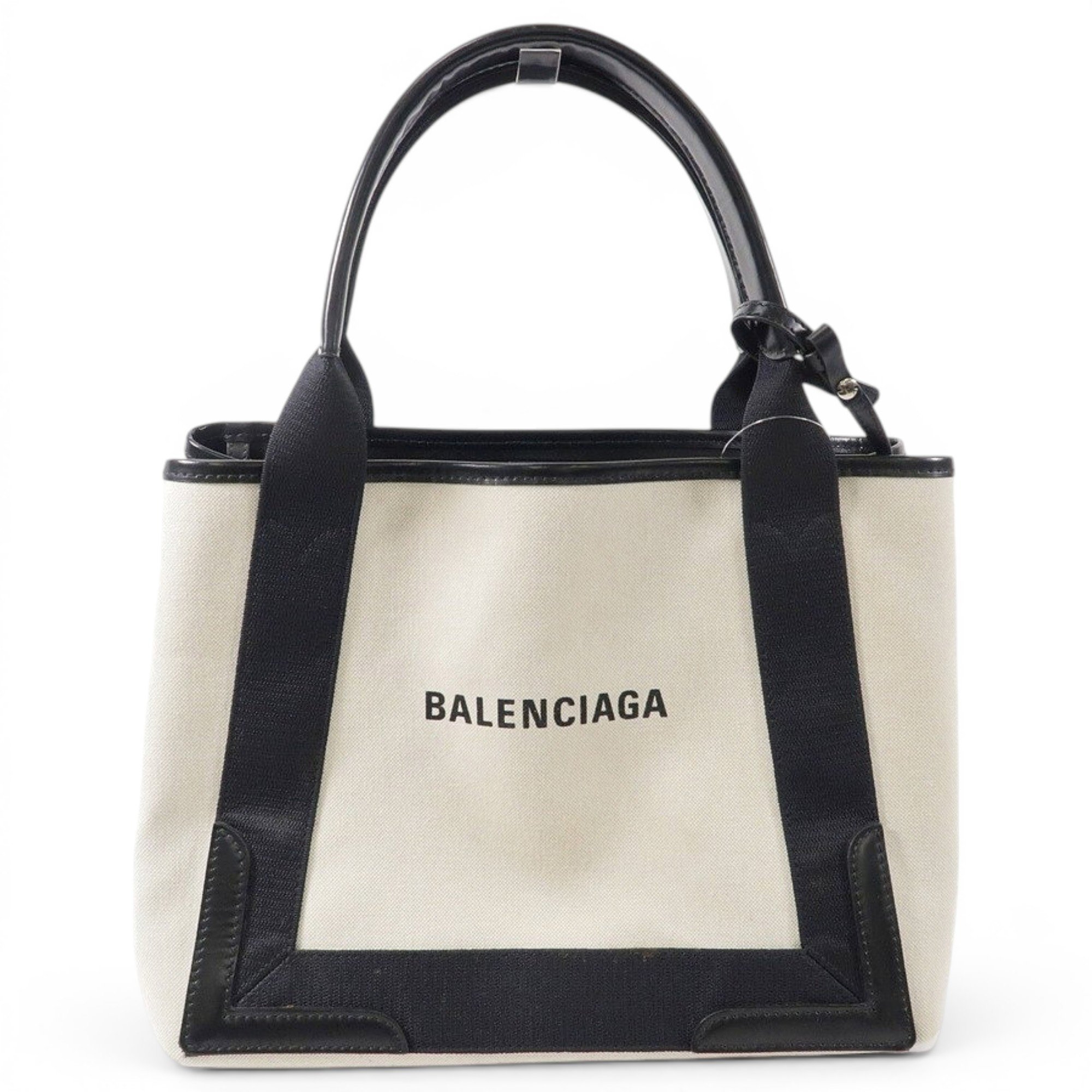 Navy cabas cloth tote