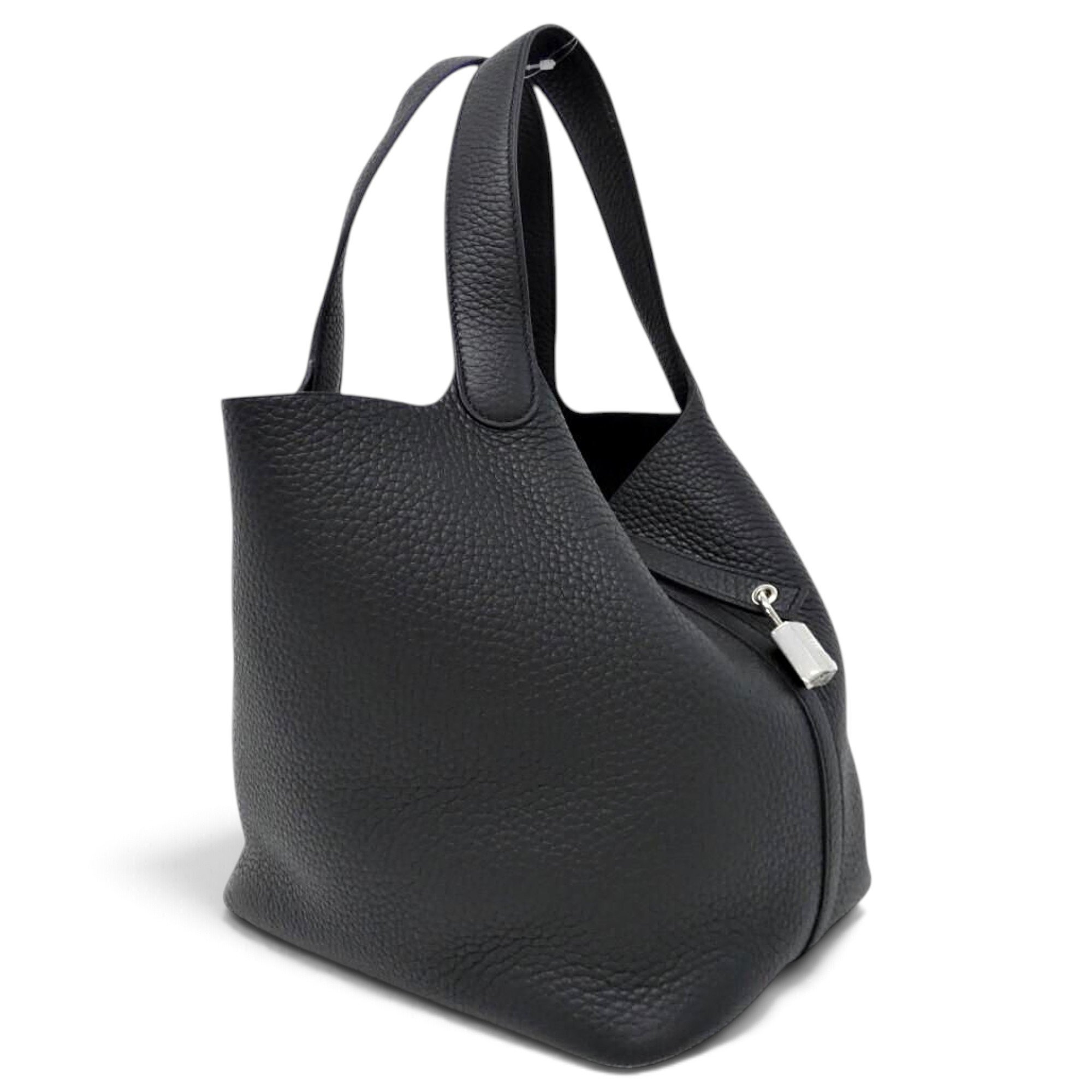 Picotin leather handbag