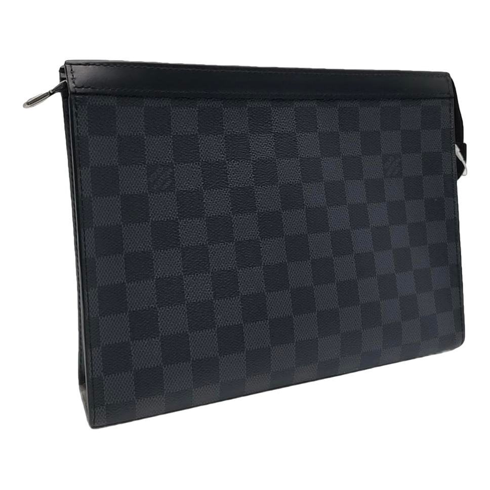 Patent leather clutch bag